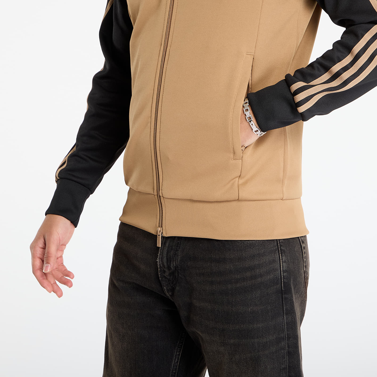 Jakker for menn adidas Adicolor Classics SST Track Jacket Cardboard/ Black