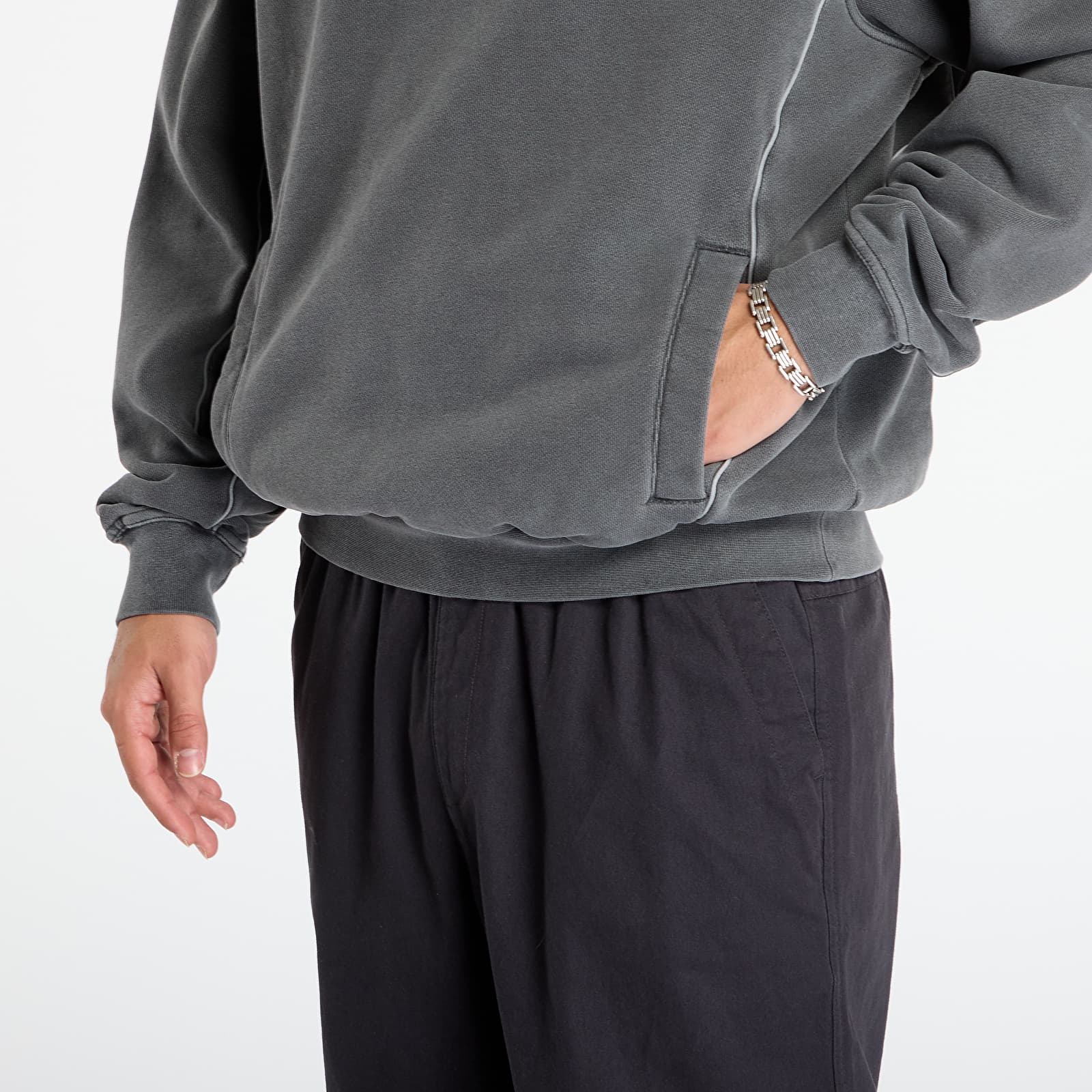 Pánské mikiny Puma x REPRESENT Graphic Hoodie Flat Dark Gray