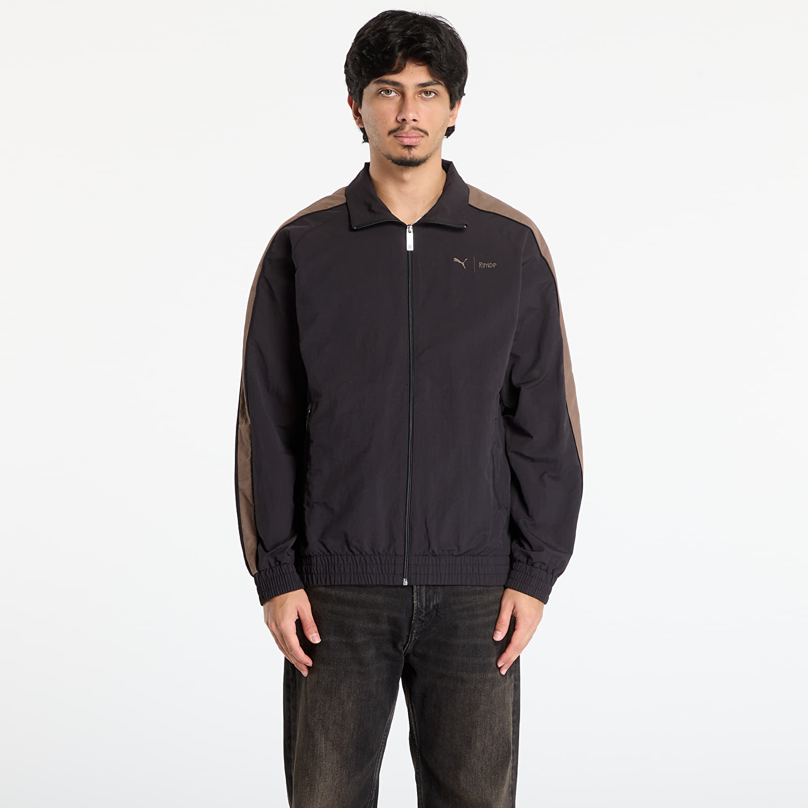 Vīriešu jakas Puma x RIPNDIP T7 Oversized Track Jacket Puma Black