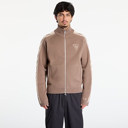 Puma x REPRESENT T7 Knit Jacket Pine Bark