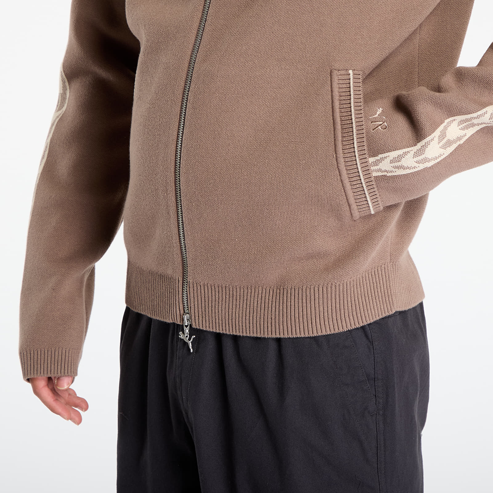 Men's jackets Puma x REPRESENT T7 Knit Jacket Pine Bark