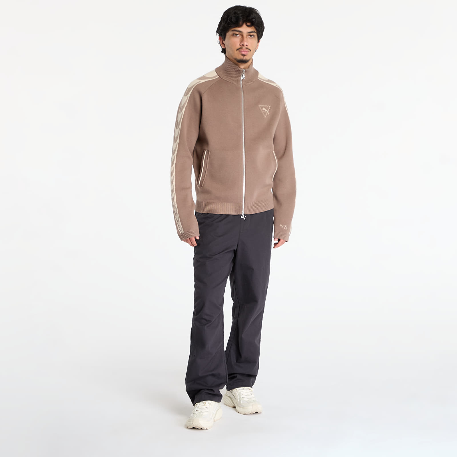 Men's jackets Puma x REPRESENT T7 Knit Jacket Pine Bark