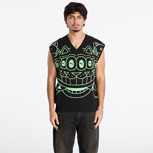 Vest Puma x RIPNDIP Knitted Vest Puma Black