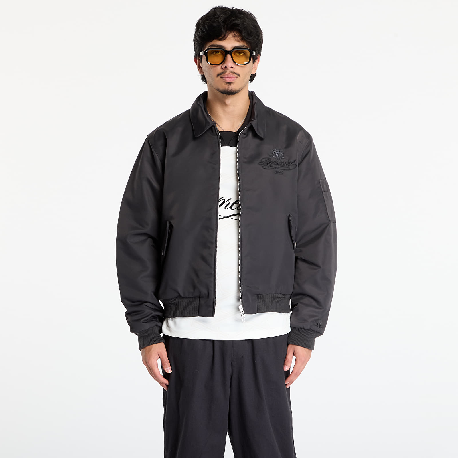 Men's jackets Puma x REPRESENT Bomber Flat Dark Gray
