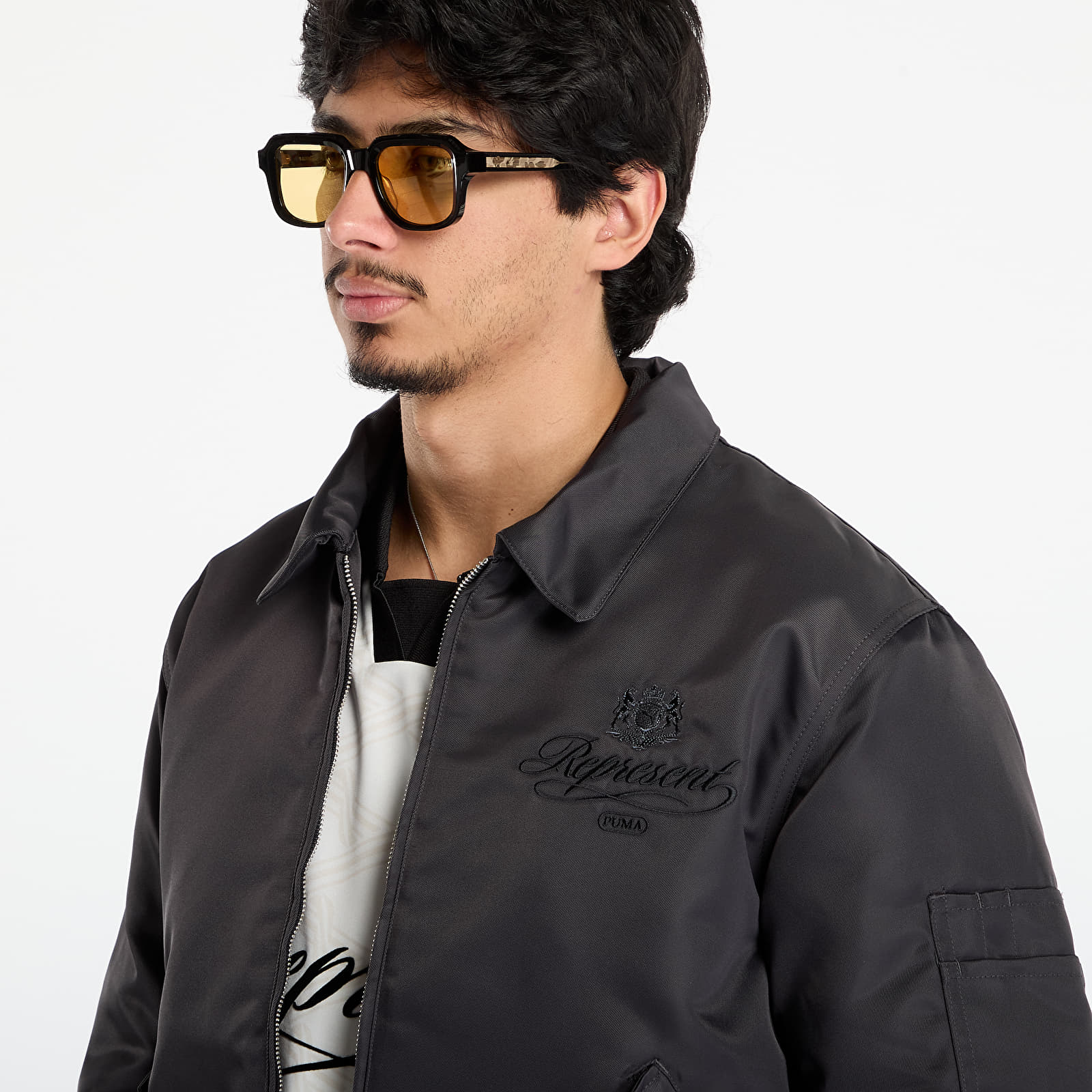 Men's jackets Puma x REPRESENT Bomber Flat Dark Gray