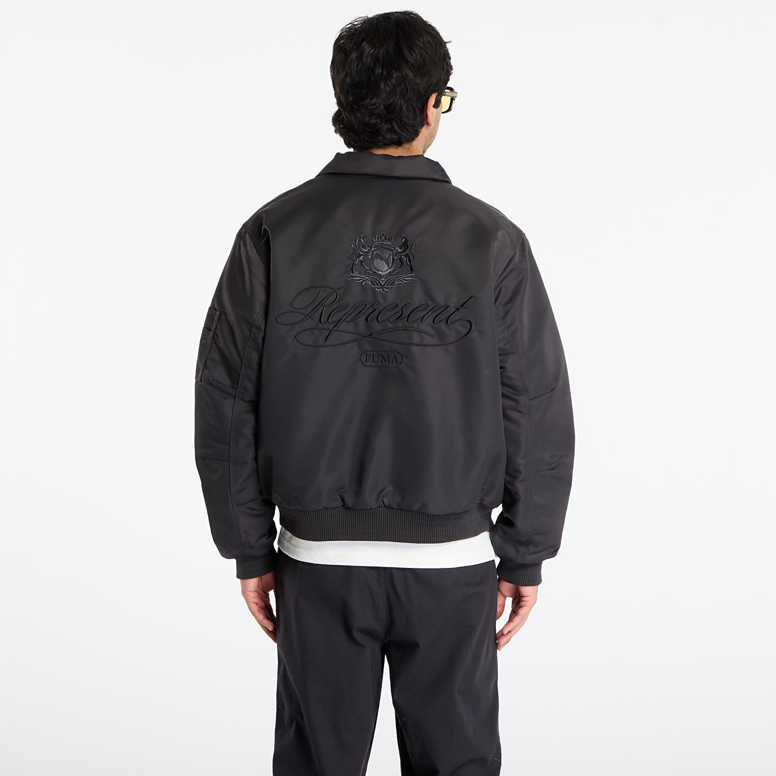 Men's jackets Puma x REPRESENT Bomber Flat Dark Gray