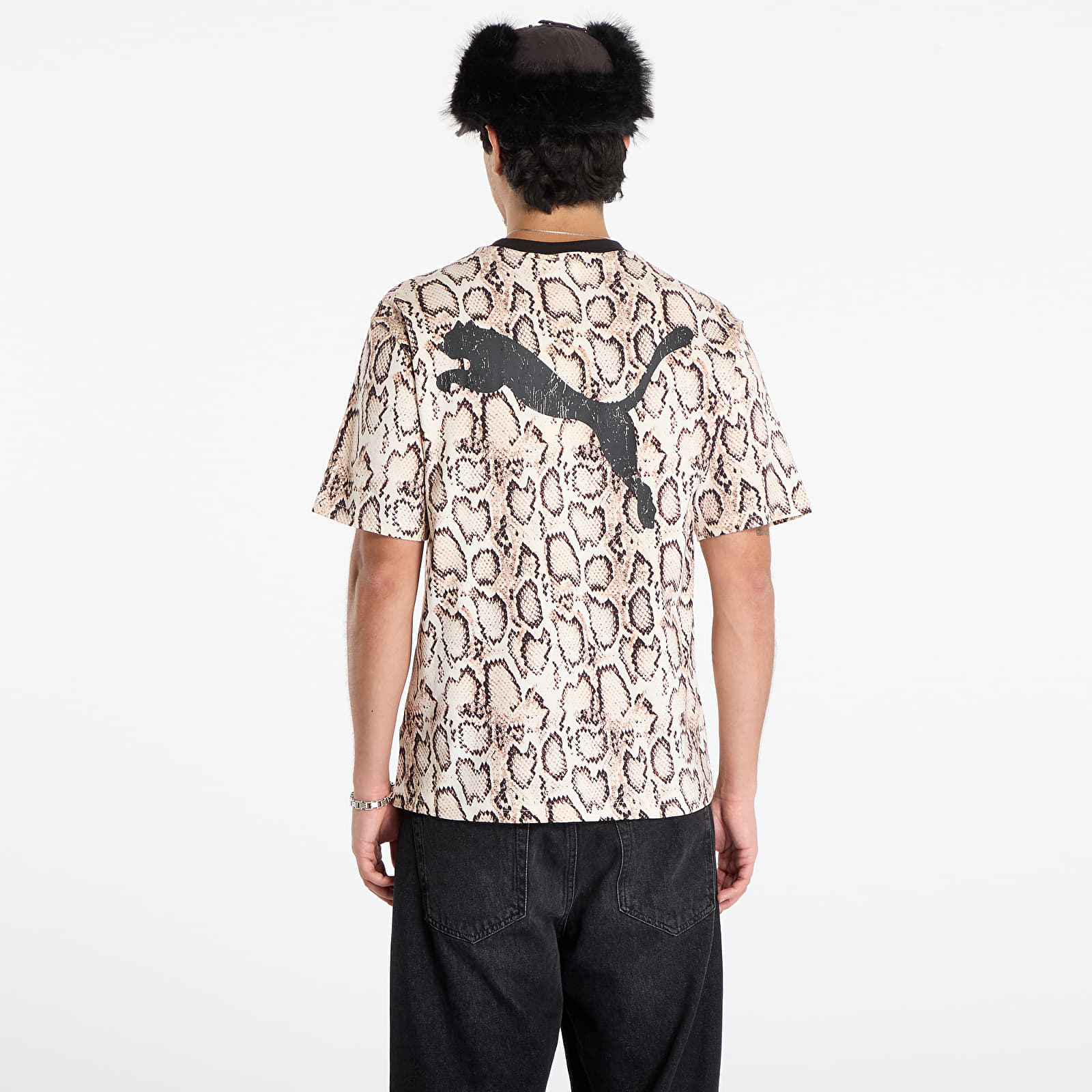 Men's T-shirts Puma x A$AP ROCKY Snakeskin Tee Frosted Ivory AOP