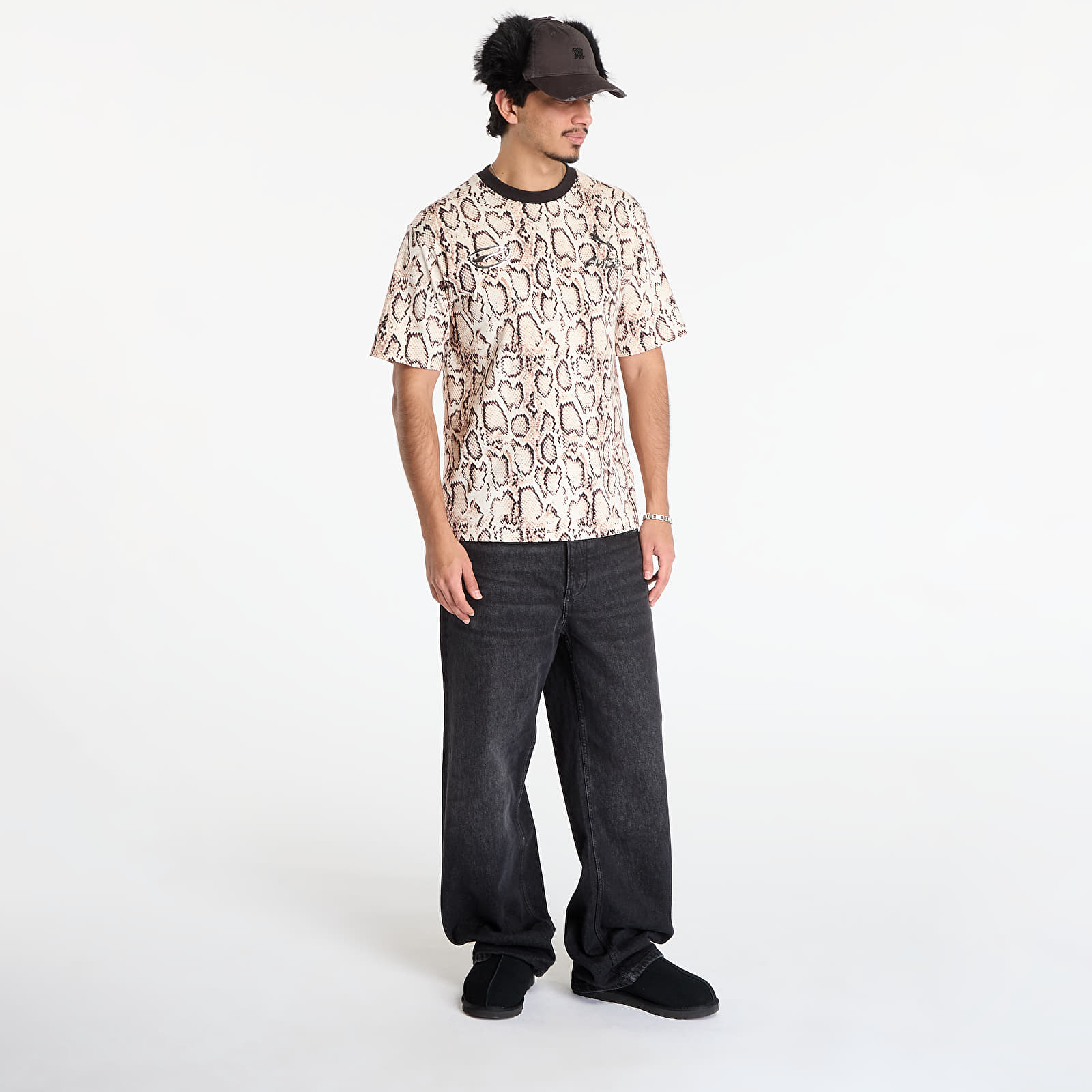 Men's T-shirts Puma x A$AP ROCKY Snakeskin Tee Frosted Ivory AOP