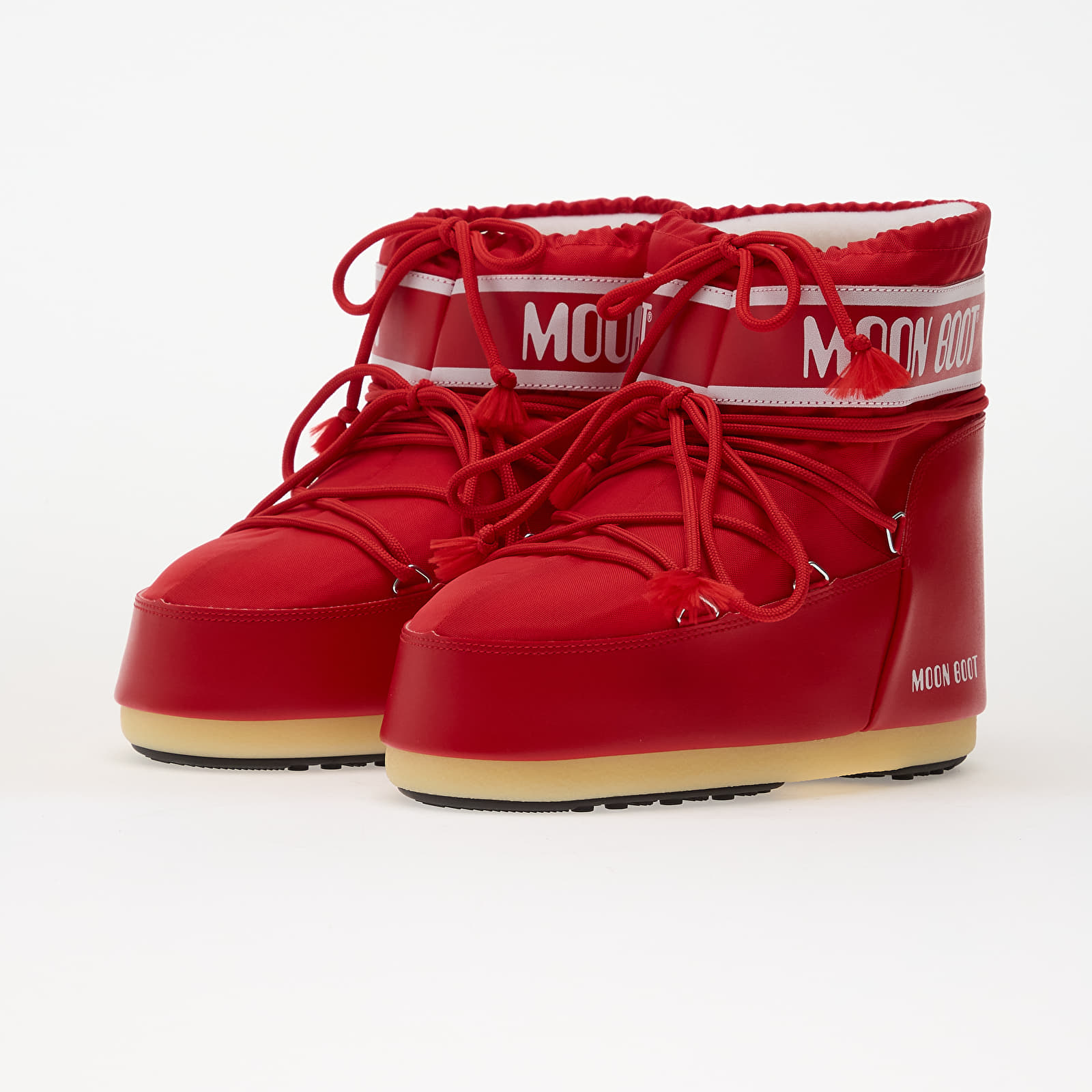 Chaussures et baskets femme Moon Boot Icon Low Nylon Red