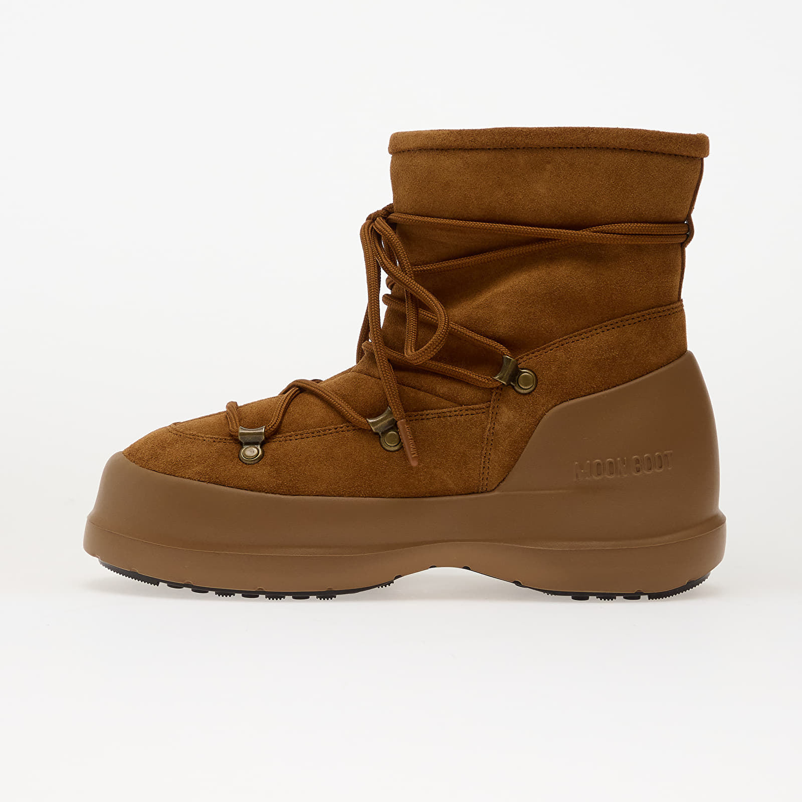 Women's shoes Moon Boot Luna Boot Suede Cognac