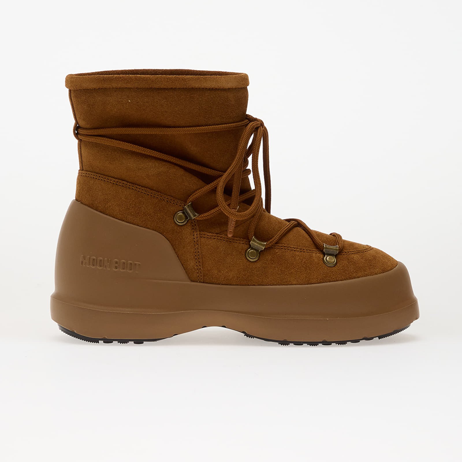 Women's shoes Moon Boot Luna Boot Suede Cognac