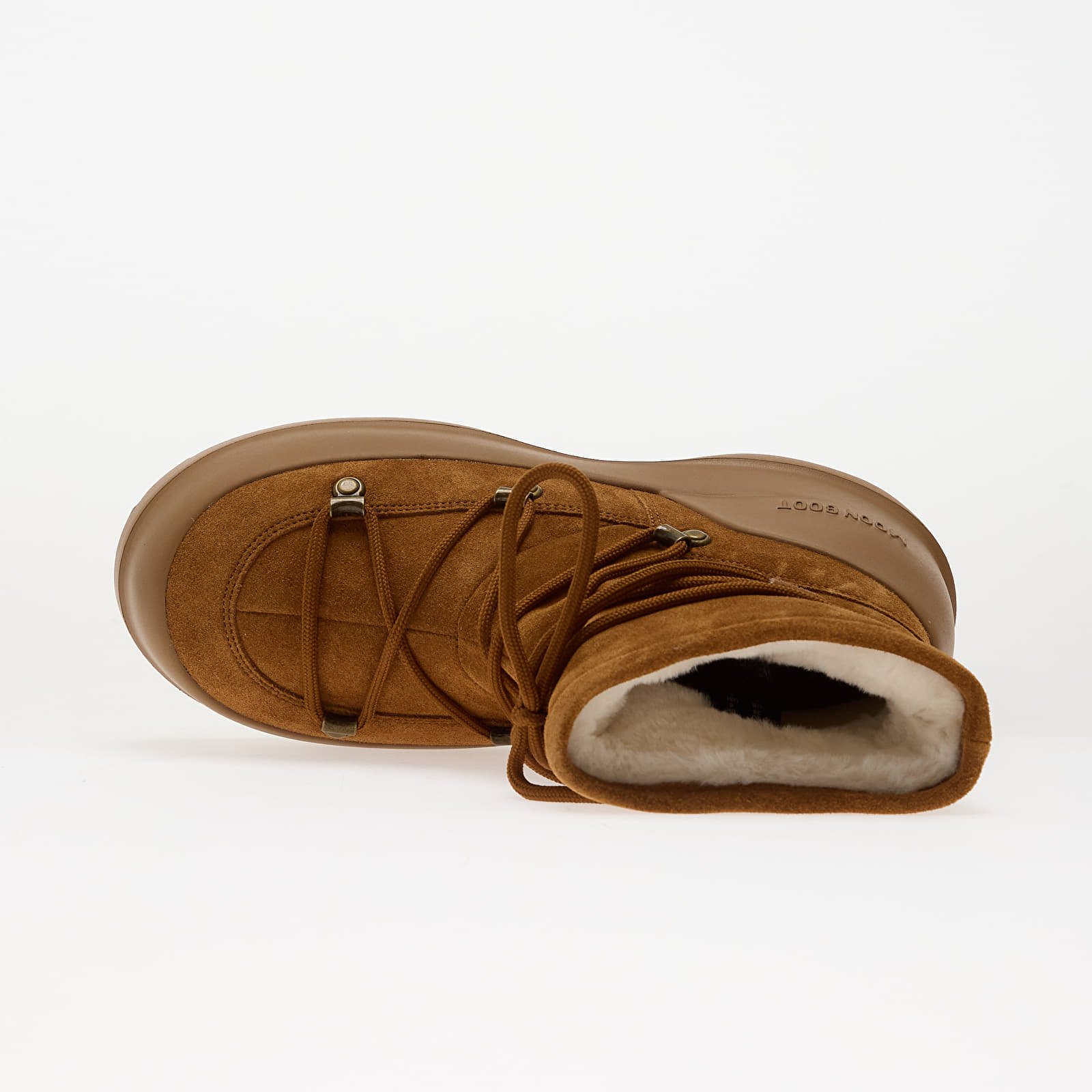 Women's shoes Moon Boot Luna Boot Suede Cognac
