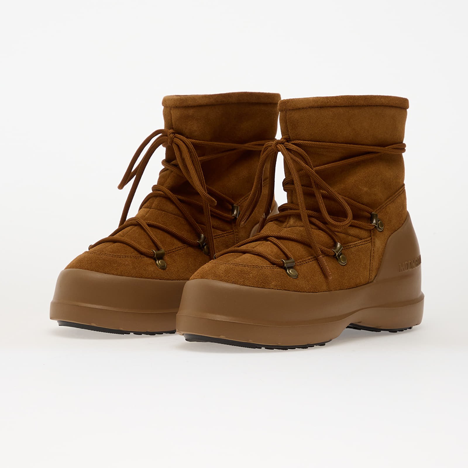 Women's shoes Moon Boot Luna Boot Suede Cognac