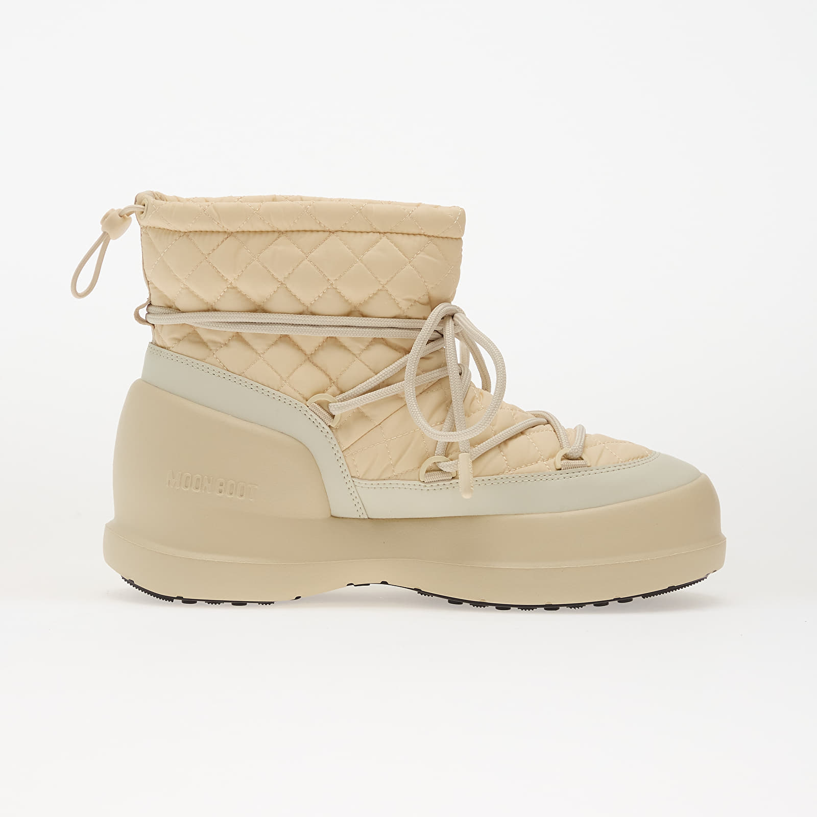 Meeste kingad Moon Boot Mezzaluna Quilted Mid Wp Cream