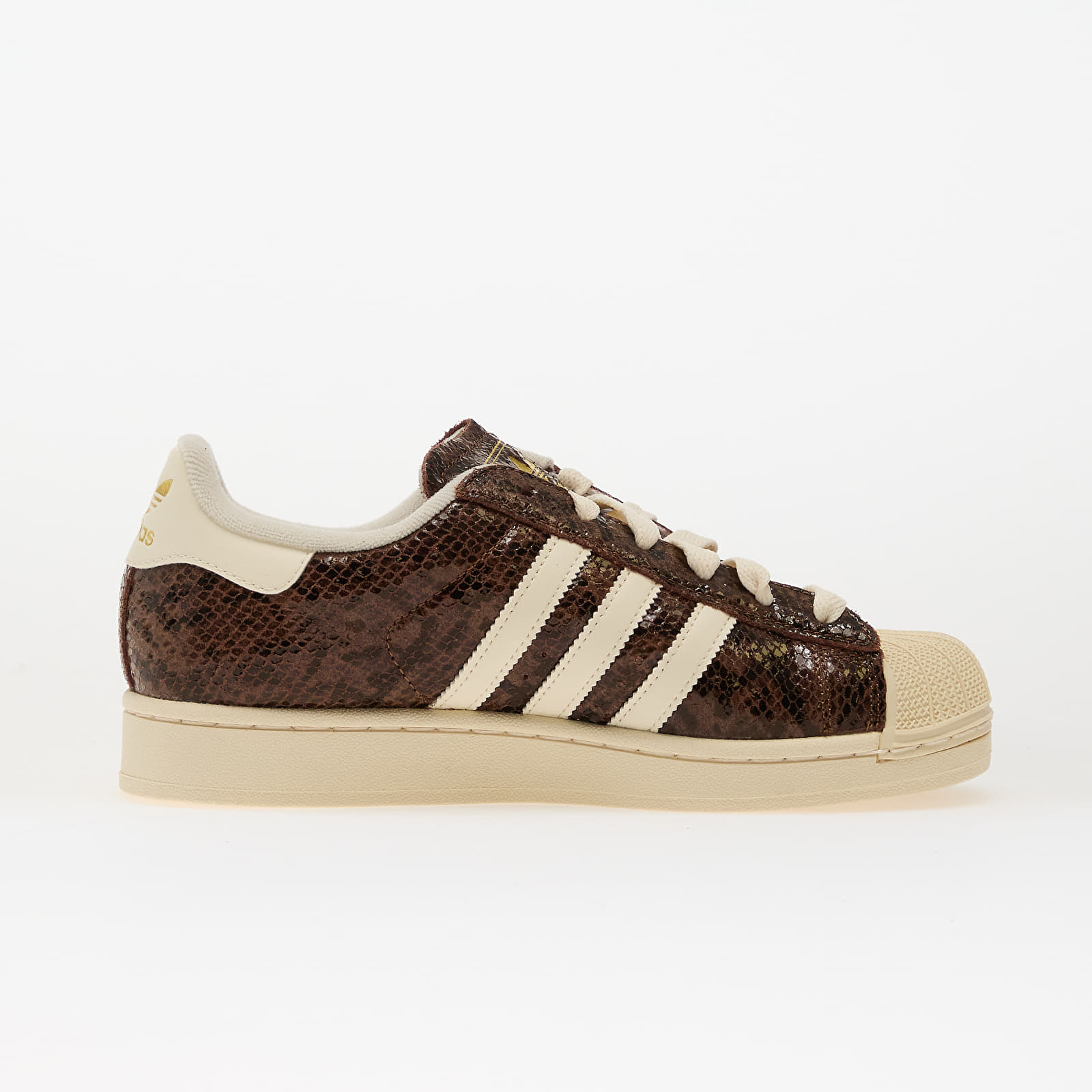 Women's shoes adidas Superstar II W Preloved Brown/ Crew White/ Aluminium