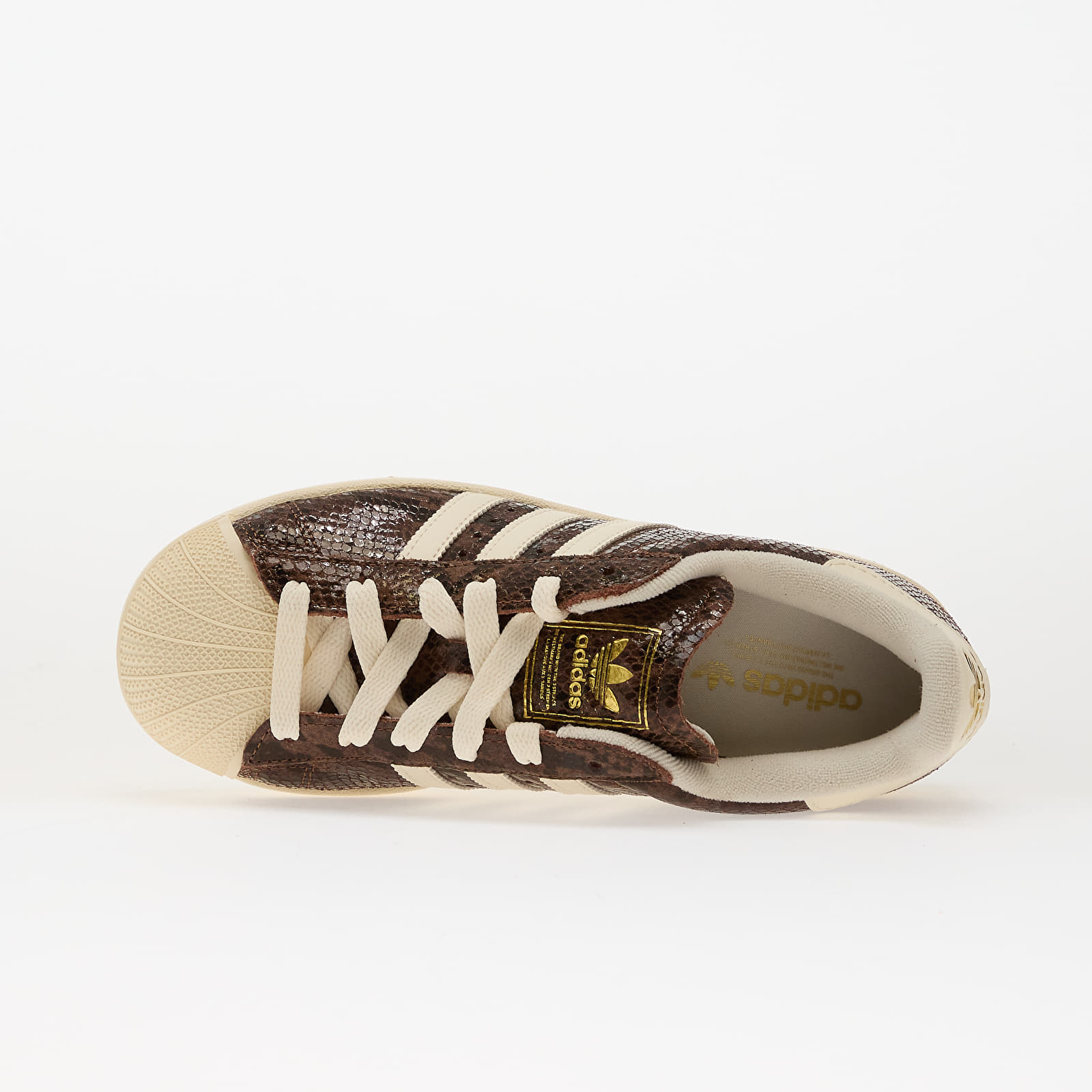 Women's shoes adidas Superstar II W Preloved Brown/ Crew White/ Aluminium