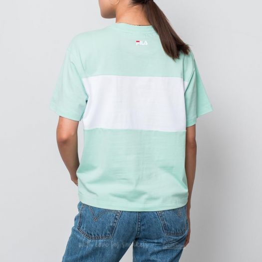 T shirts FILA Allison Tee Lichen Bright White Footshop