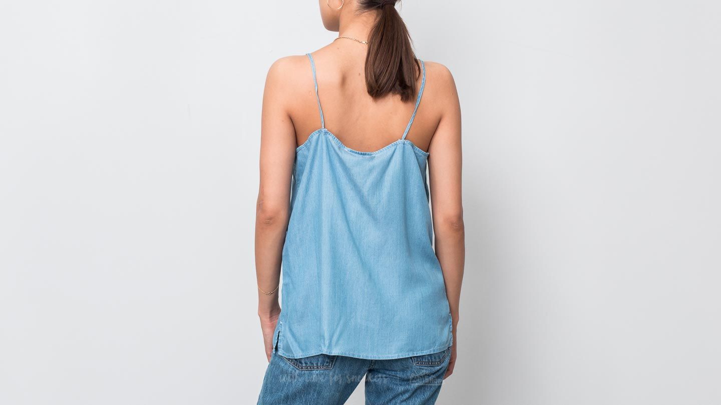Tank Tops SELECTED Chloe Strap Top Light Blue