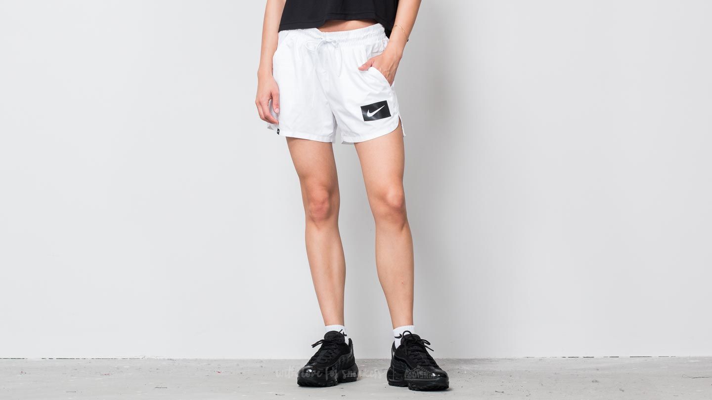 Womens white nike shorts best sale