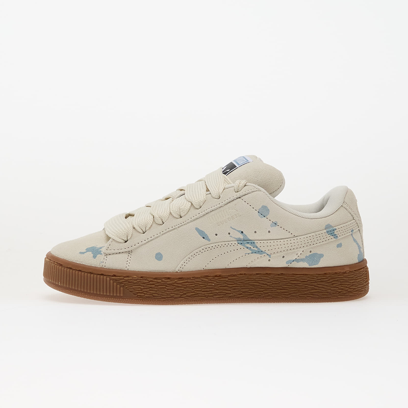 Levně Tenisky Puma Suede XL Splatters Vapor Gray-Gum