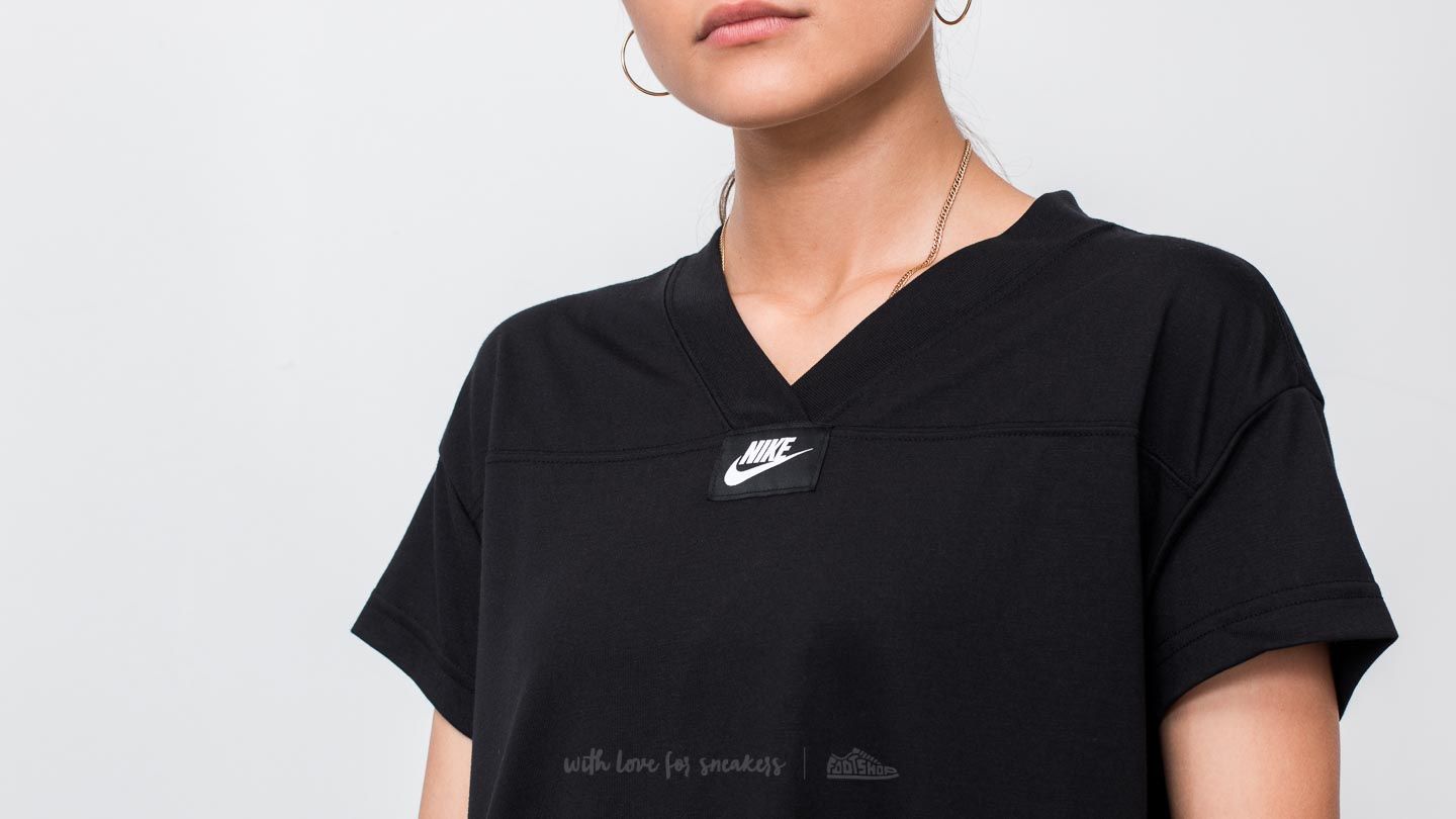 Μπλούζες Nike Sportswear Shortsleeve Marble Crop Top Black