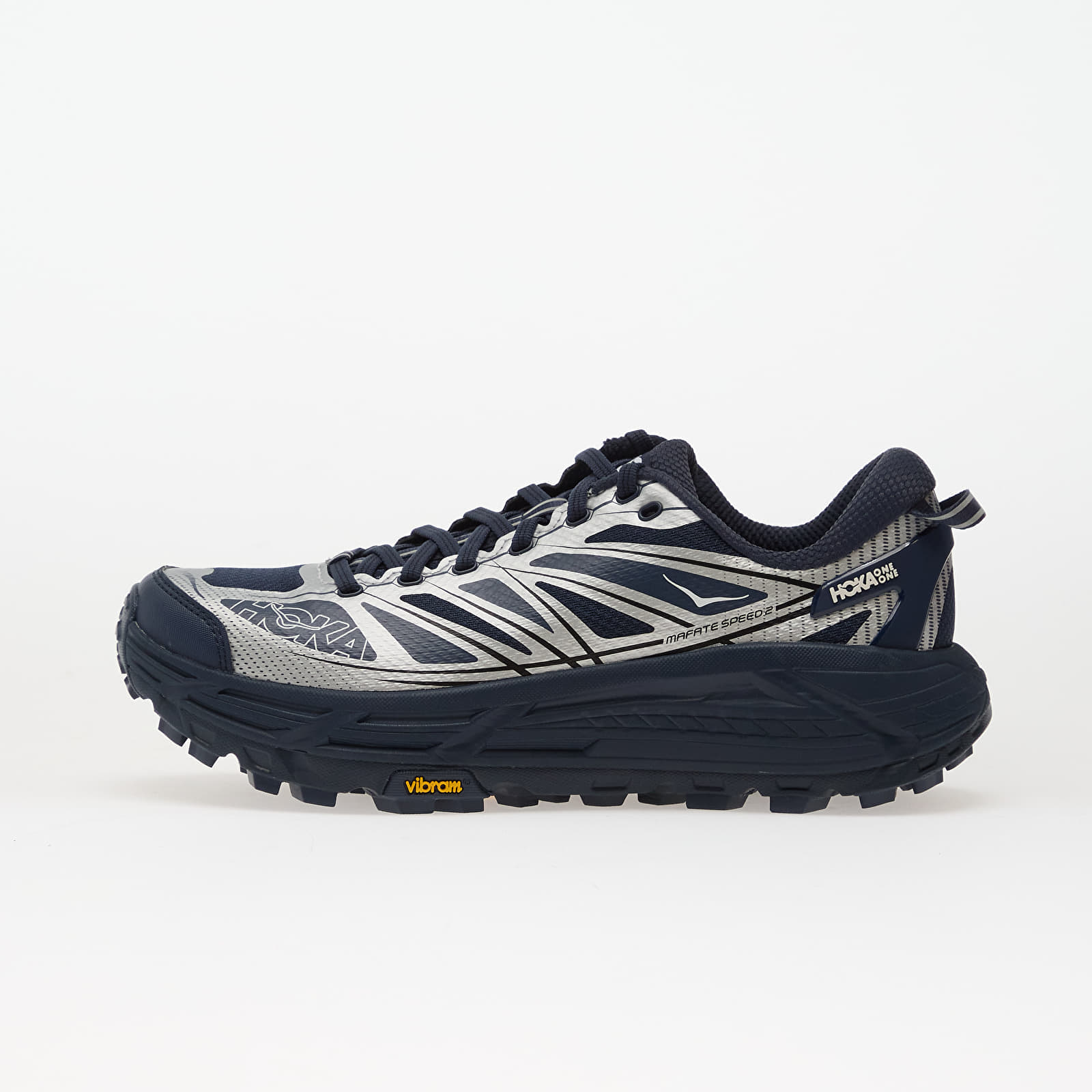 Levně Tenisky Hoka® U Mafate Speed 2 Varsity Navy/ Silver