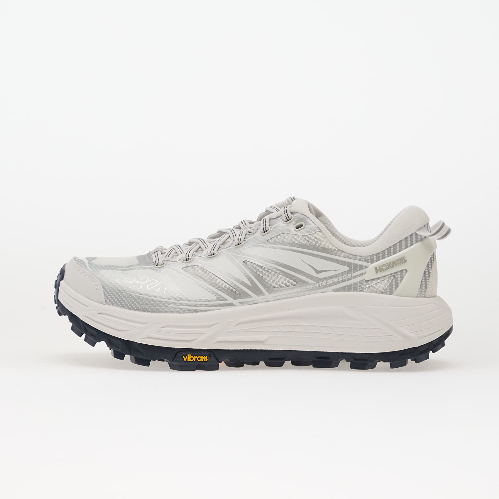 Levně Tenisky Hoka® U Mafate Speed 2 White/ Silver