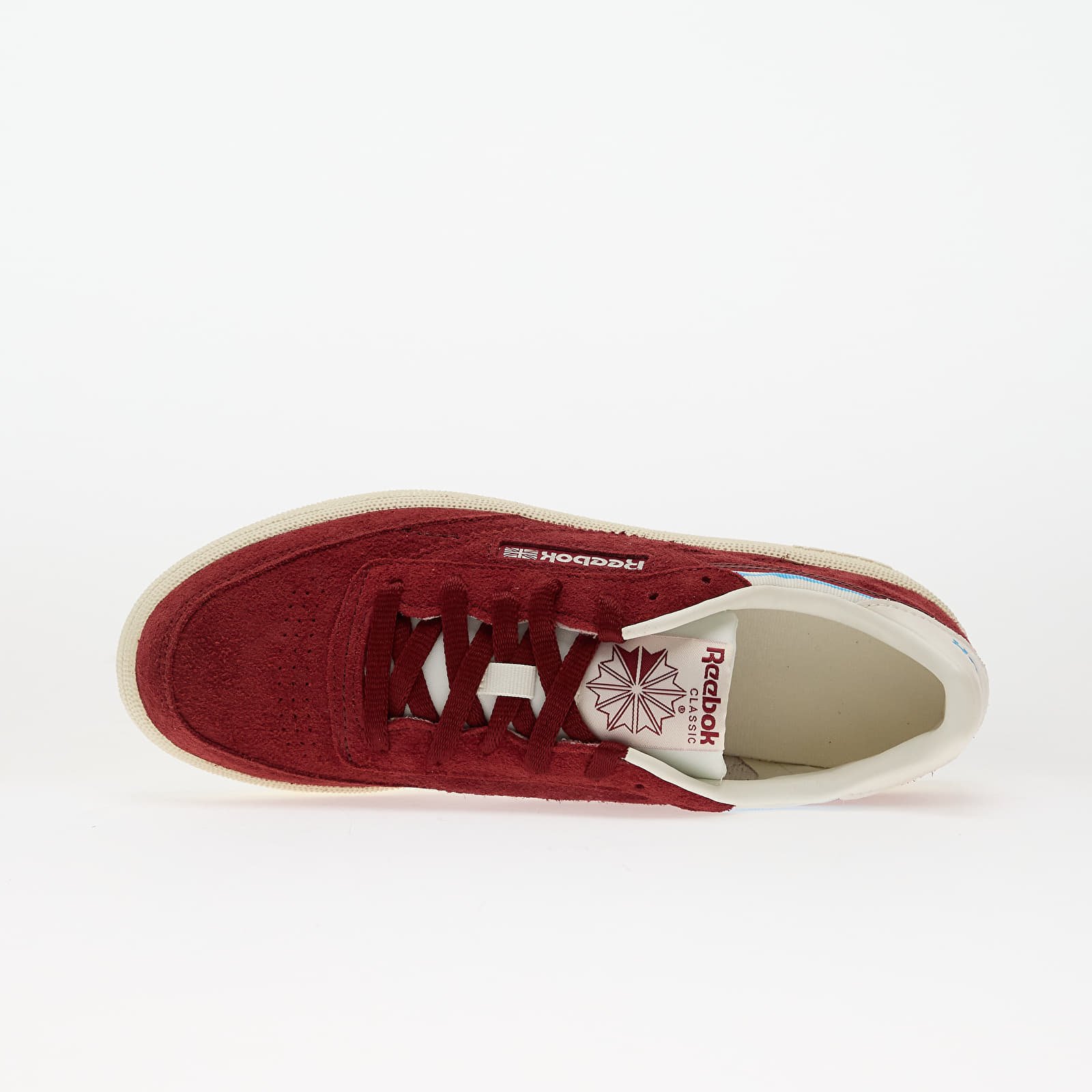 Zapatillas mujer Reebok Club C 85 Retrored/ Chalk/ Futurecyan