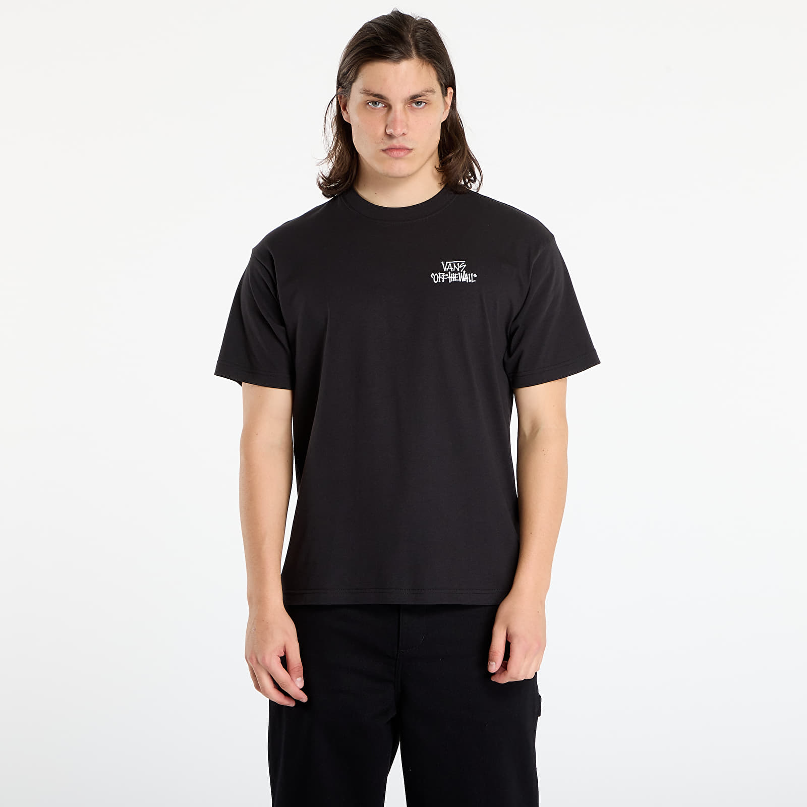 Vīriešu T-krekli Vans Stomper Loose Fit SS Tee Black