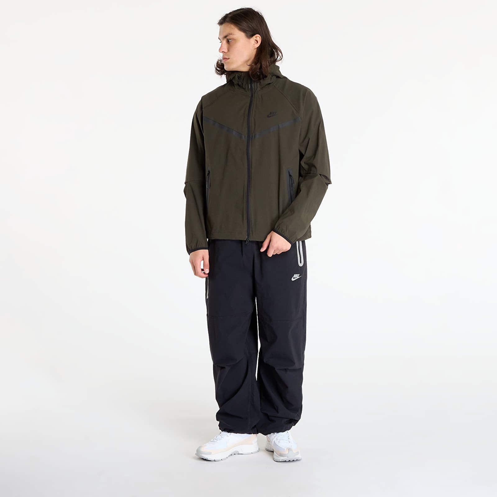 Jackets Nike Tech Men's Woven Jacket Sequoia/ Sequoia/ Black