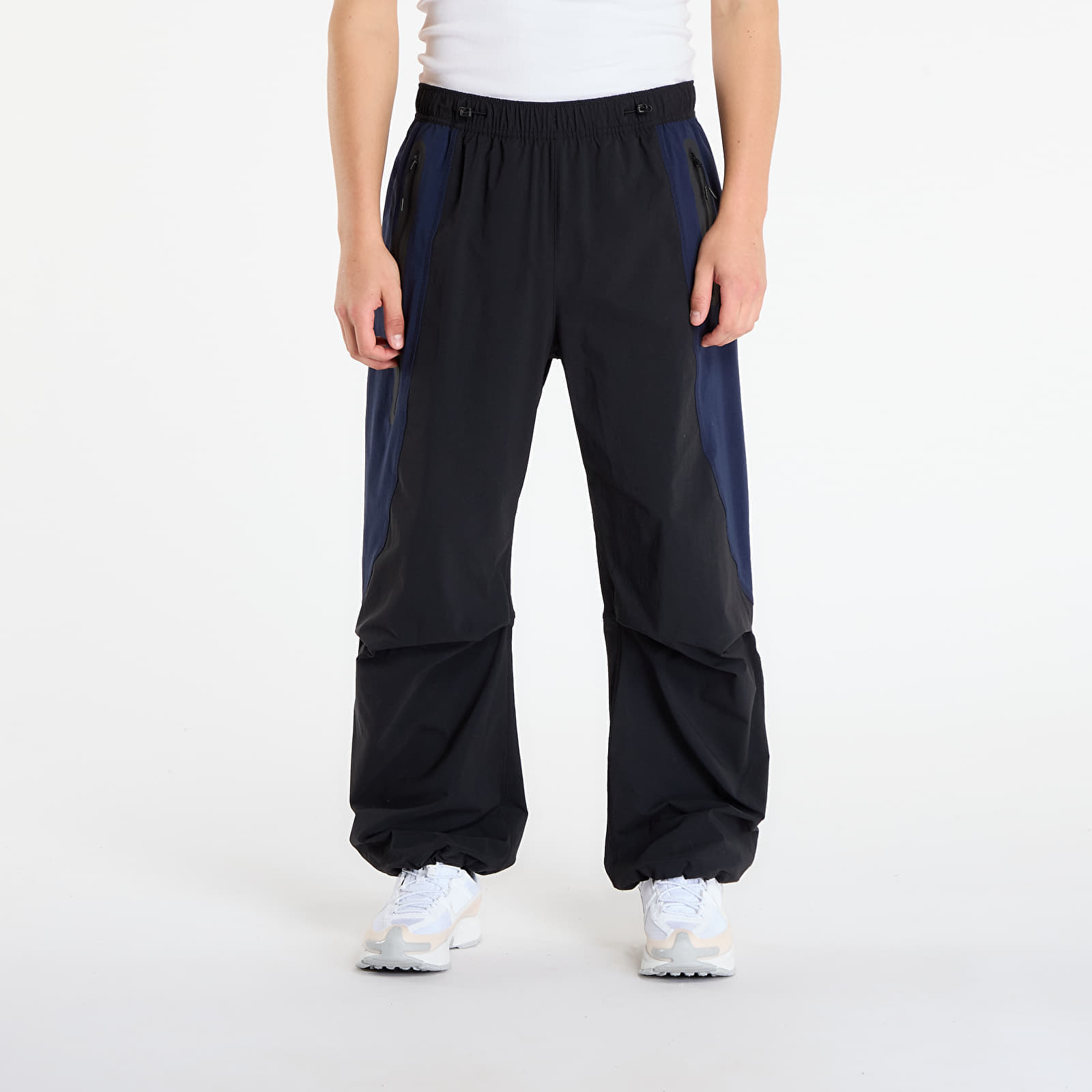 Pantaloni Nike Tech Mens Dri-FIT Woven Color-Block Oversized Pants Black/ Obsidian/ Black L