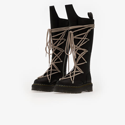 Men's shoes Rick Owens x Dr. Martens Leather Boots - 1B60 Quad