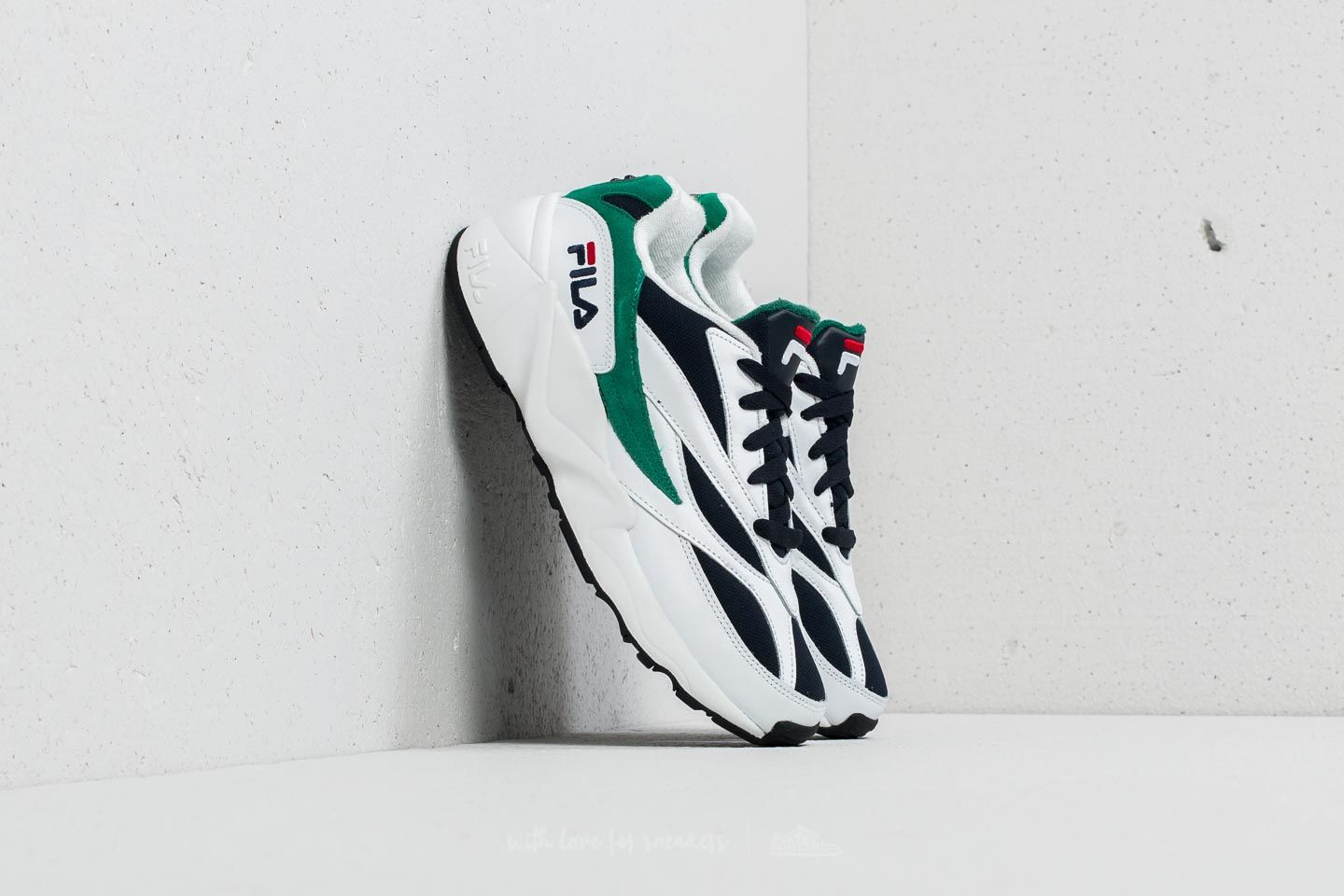 Men s shoes Fila Venom Low White Fila Navy Shady Glade Footshop