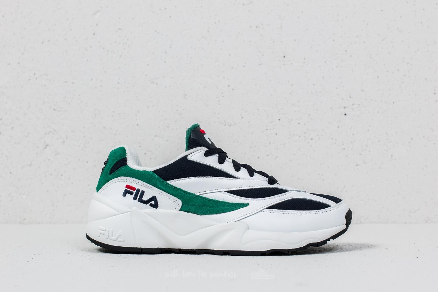 Men s shoes Fila Venom Low White Fila Navy Shady Glade Footshop