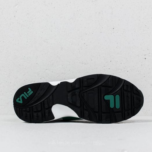 Fila white green and navy venom trainers new arrivals