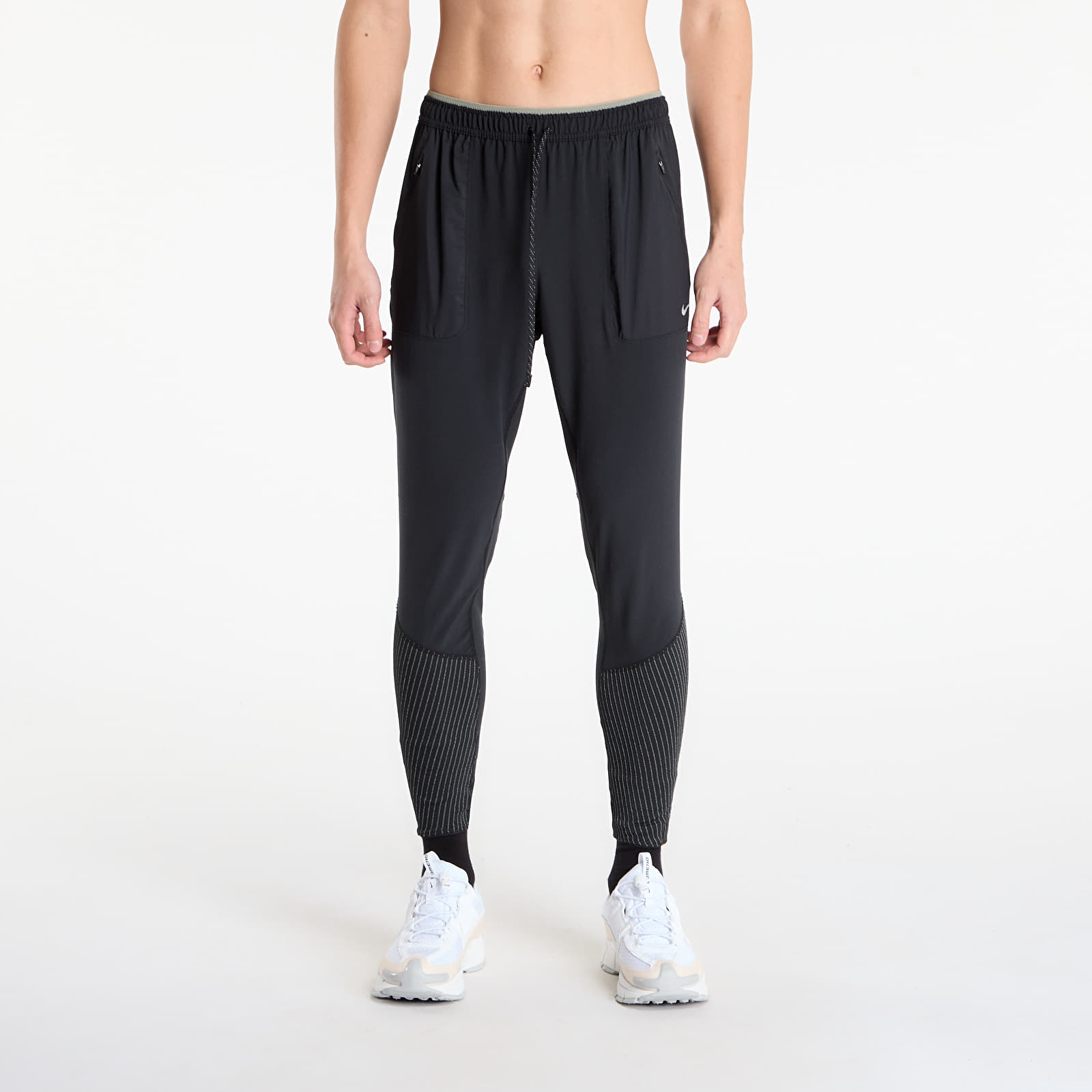 Kelnės Nike Men's Dri-FIT Running Pants with Reflective Accents Black/ Reflective Silv