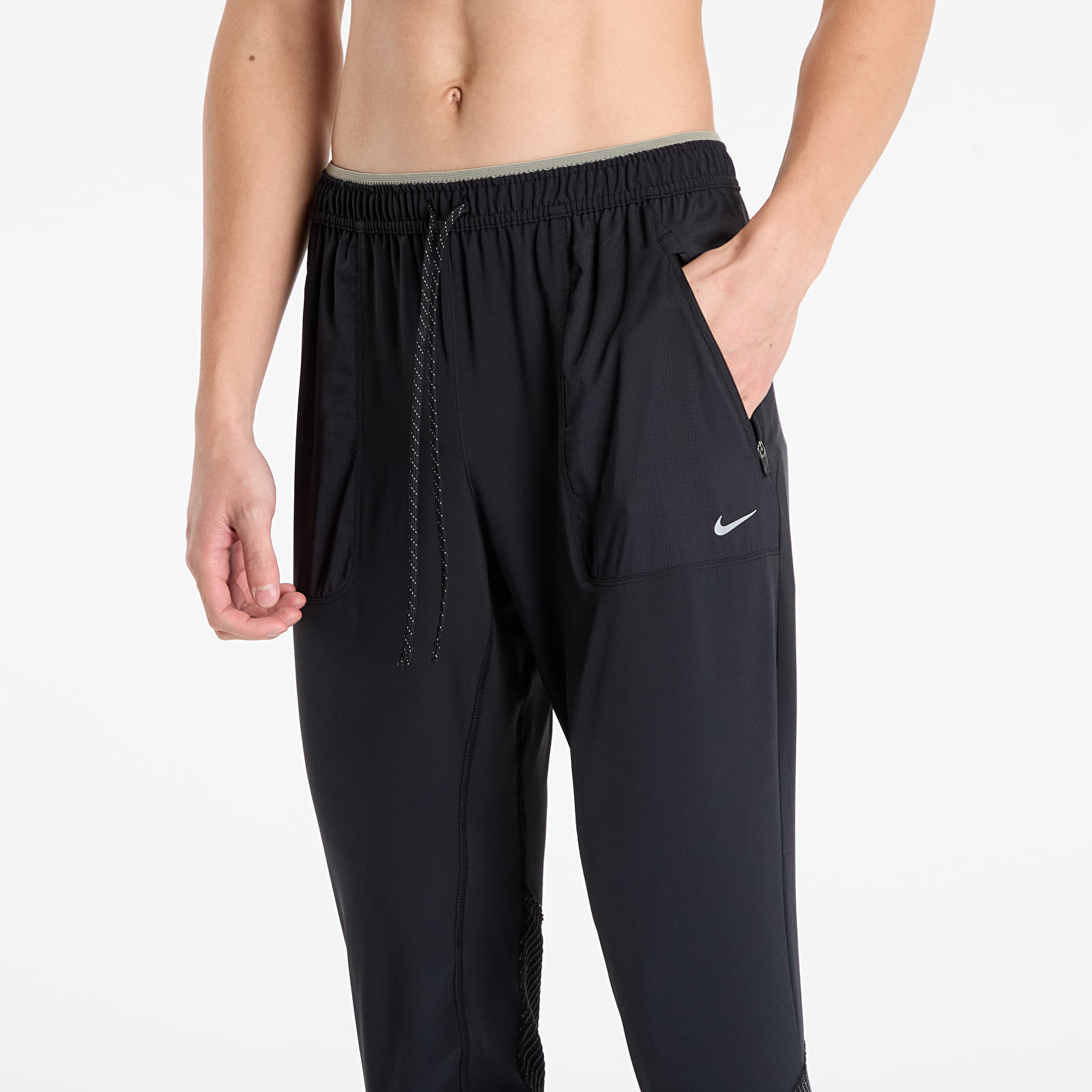 Kelnės Nike Men's Dri-FIT Running Pants with Reflective Accents Black/ Reflective Silv