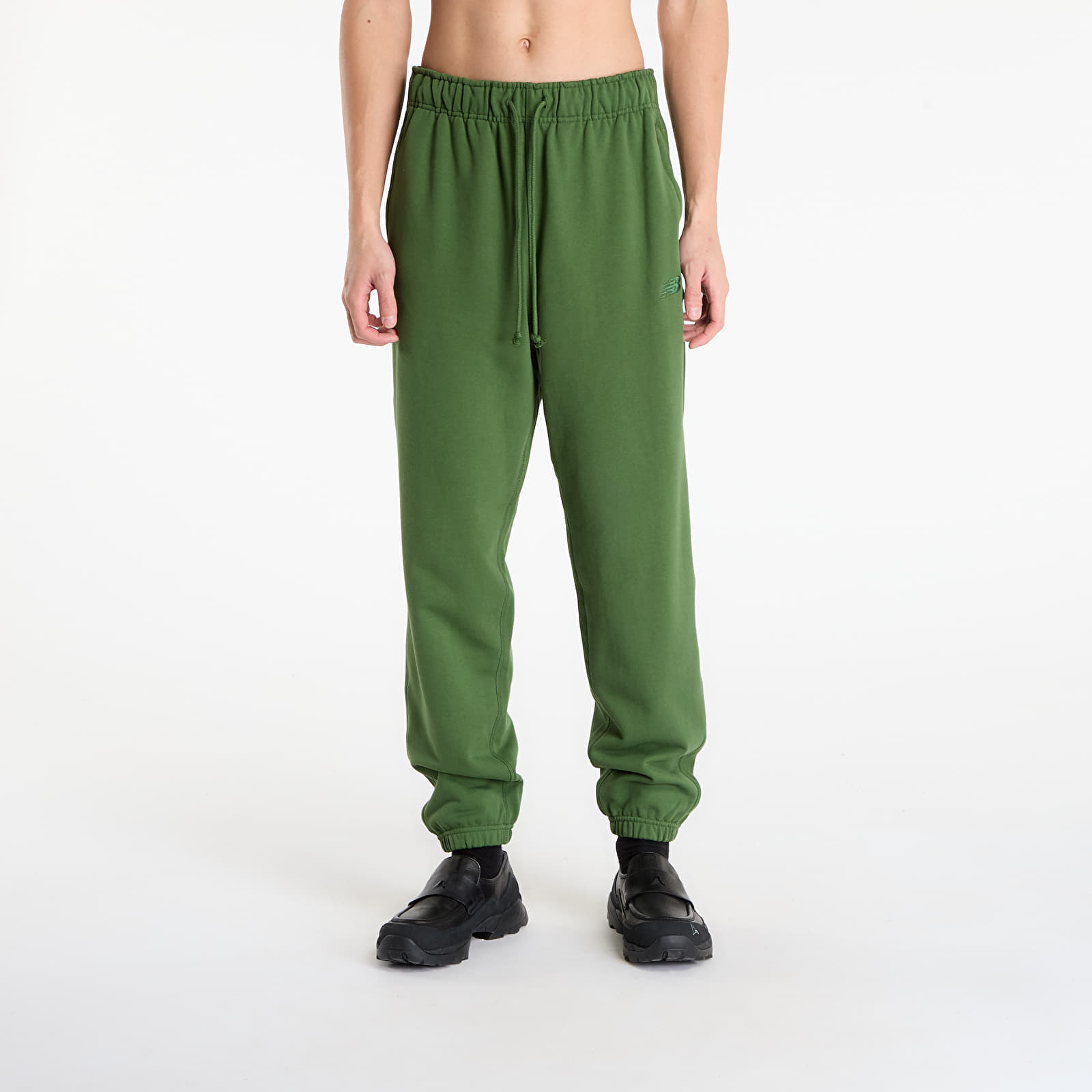Pantaloni New Balance Athletics French Terry Jogger Dark Alpine Green S