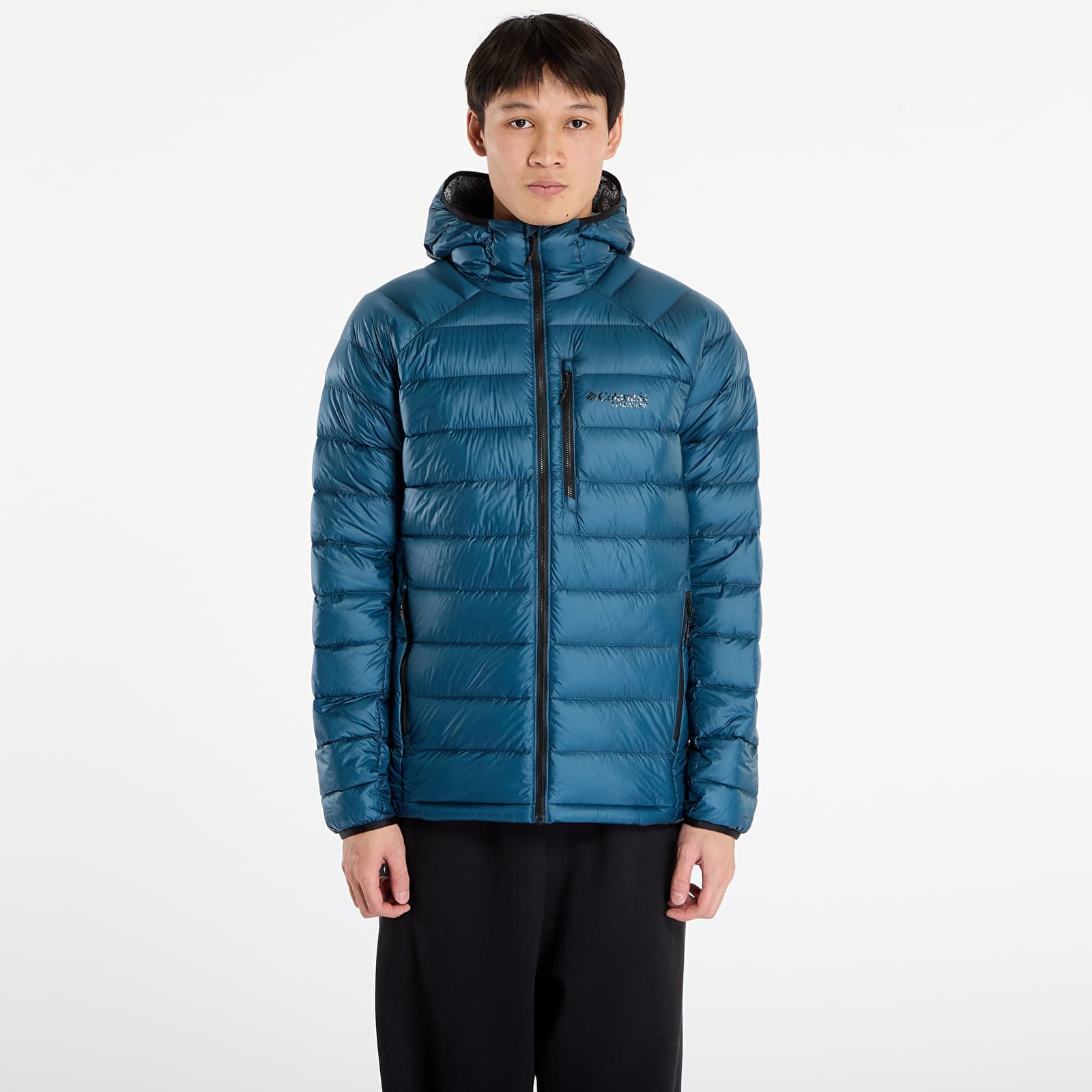 Jachetă Columbia Arctic Crest™ Down Hooded Jacket Everblue S