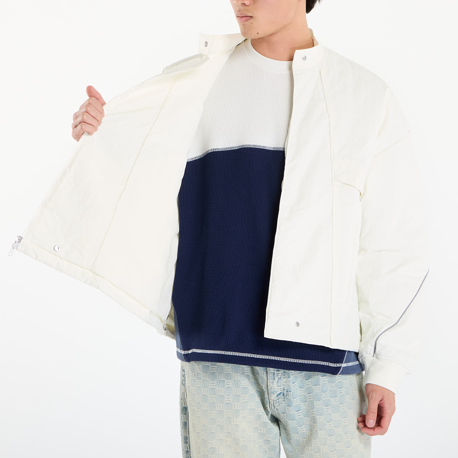 Jackets adidas Motor Ave Racer Jacket UNISEX Off White/ Black
