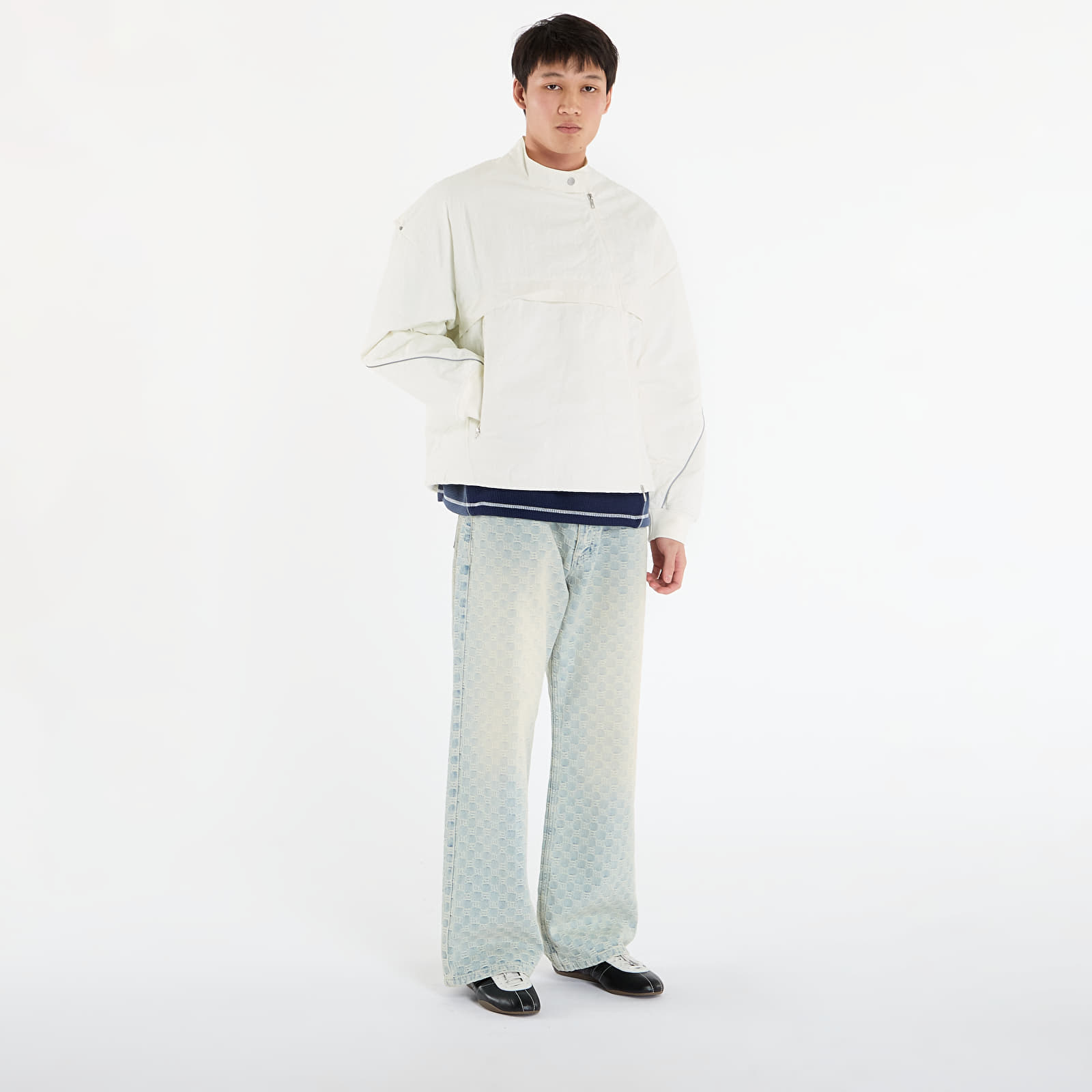 Jackets adidas Motor Ave Racer Jacket UNISEX Off White/ Black