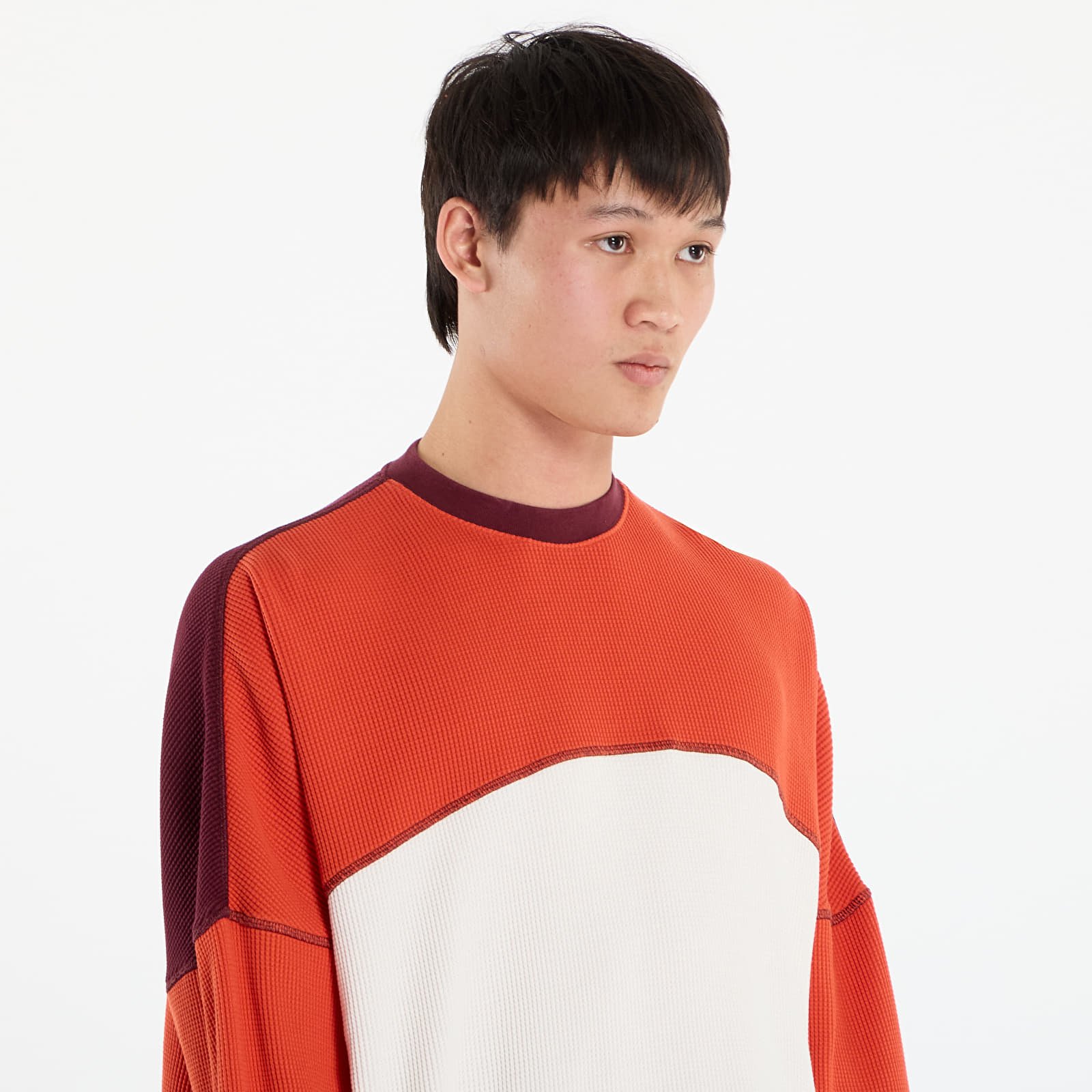 Pullover adidas La Cienega LS Sports Long-Sleeve Top UNISEX Off White