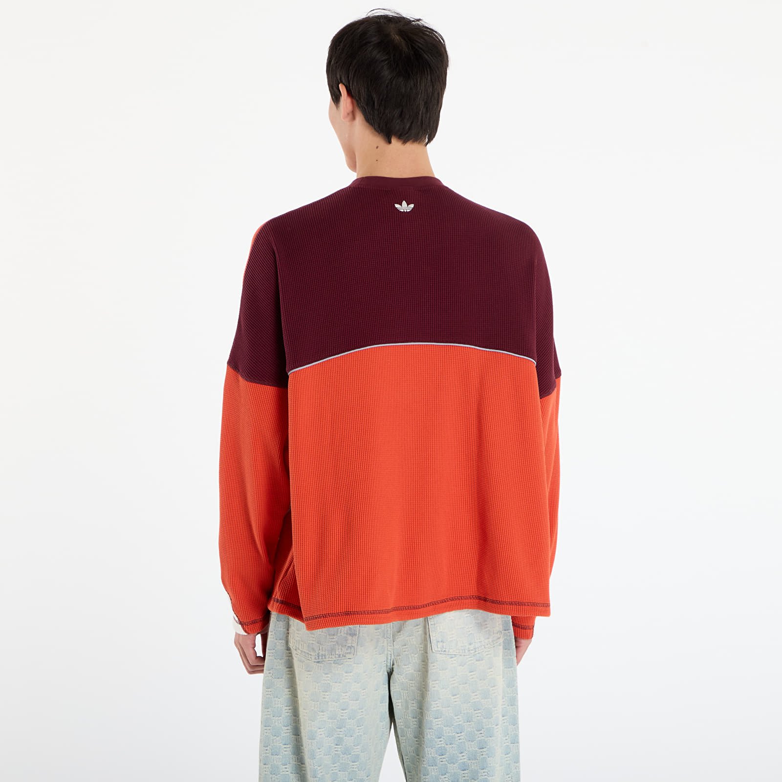Pullover adidas La Cienega LS Sports Long-Sleeve Top UNISEX Off White