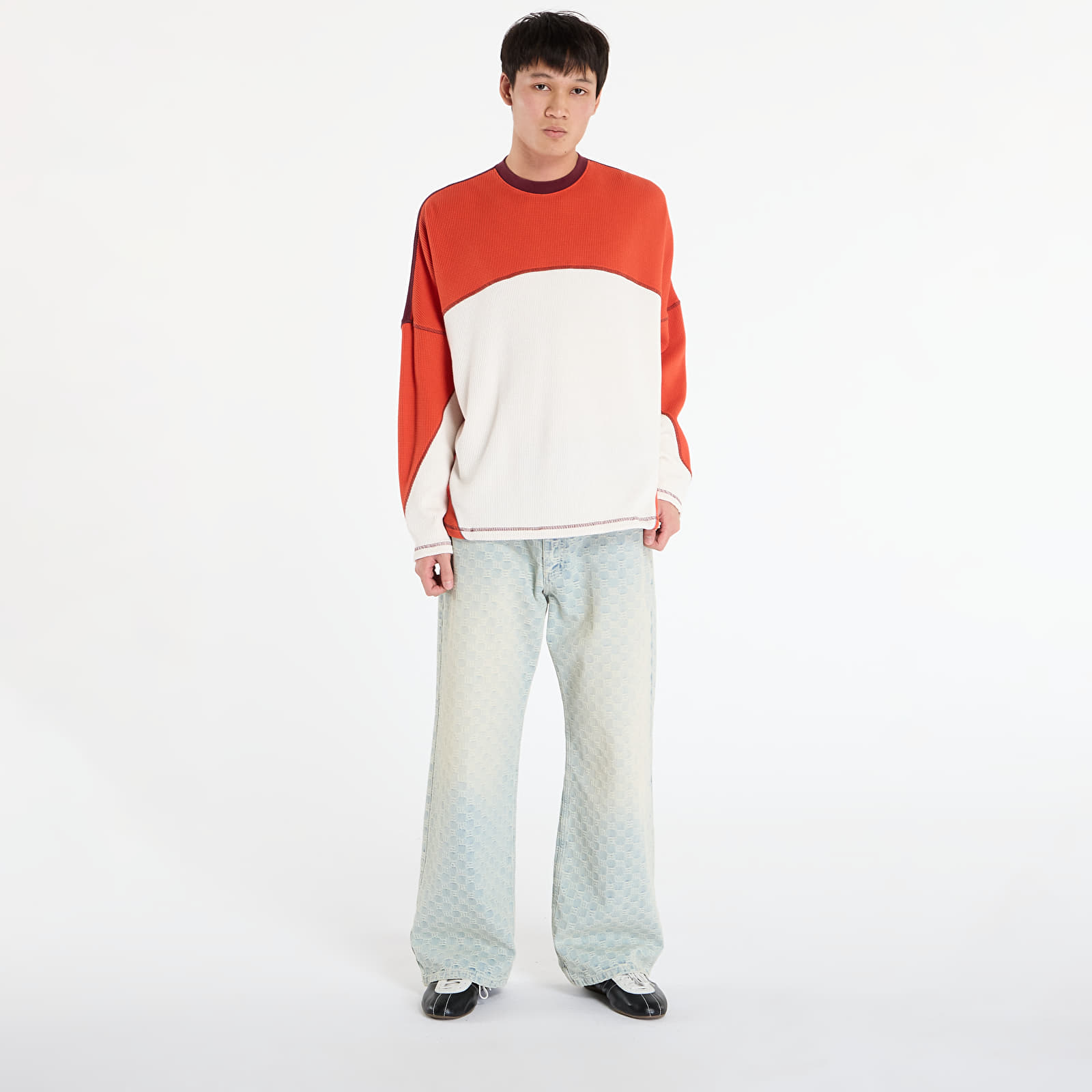 Pullover adidas La Cienega LS Sports Long-Sleeve Top UNISEX Off White