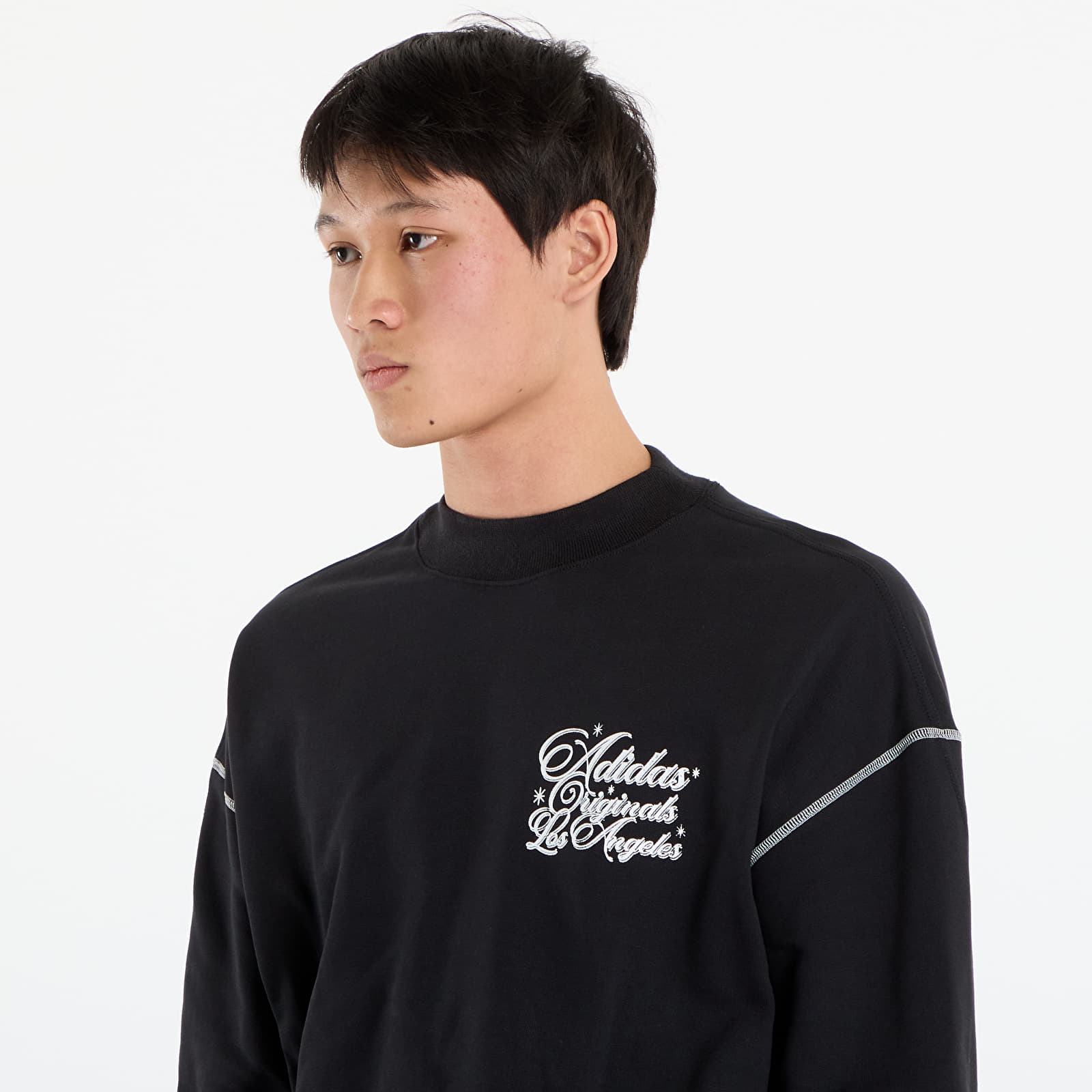 Hoodies and sweatshirts adidas Santa Monica Crewneck UNISEX Black