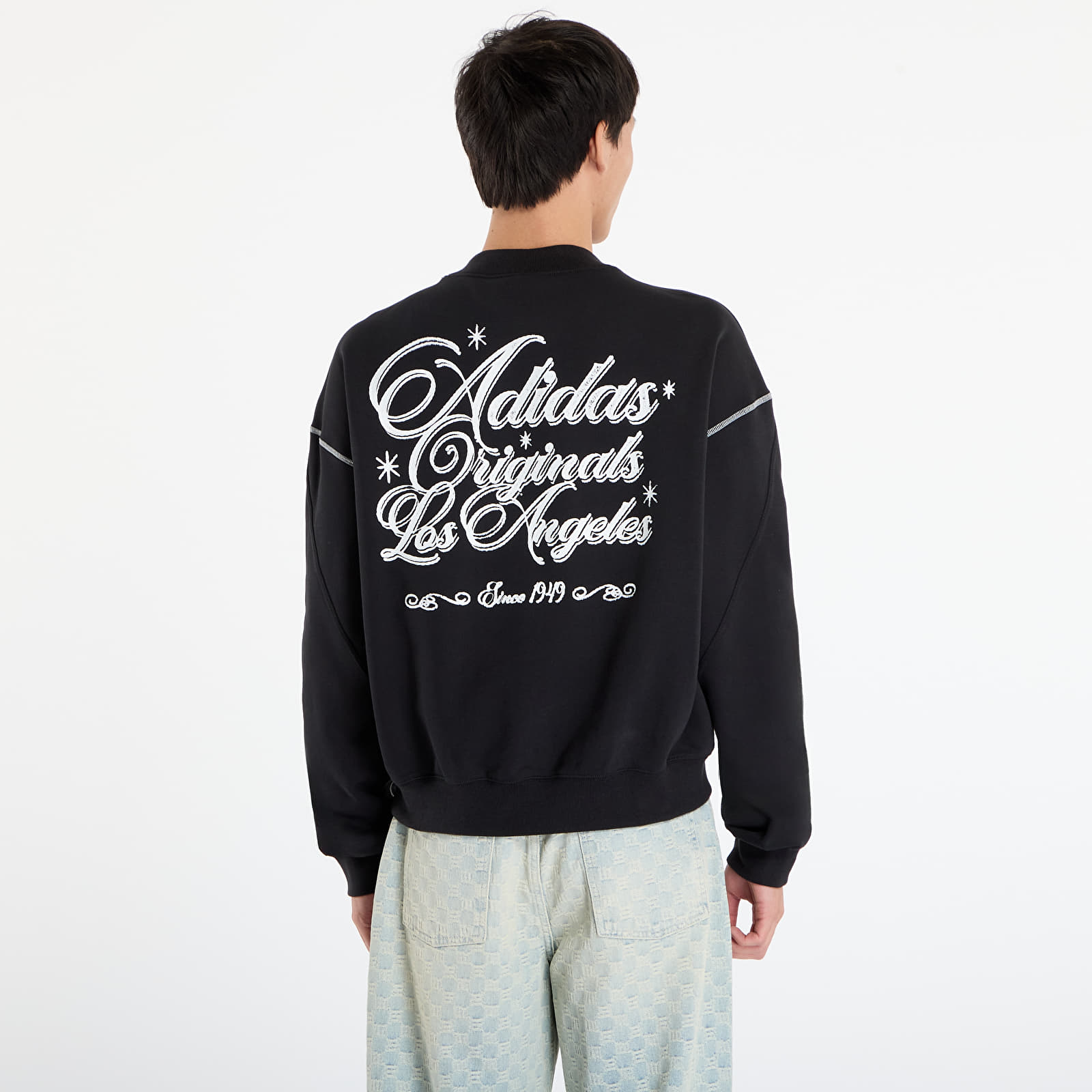 Hoodies and sweatshirts adidas Santa Monica Crewneck UNISEX Black