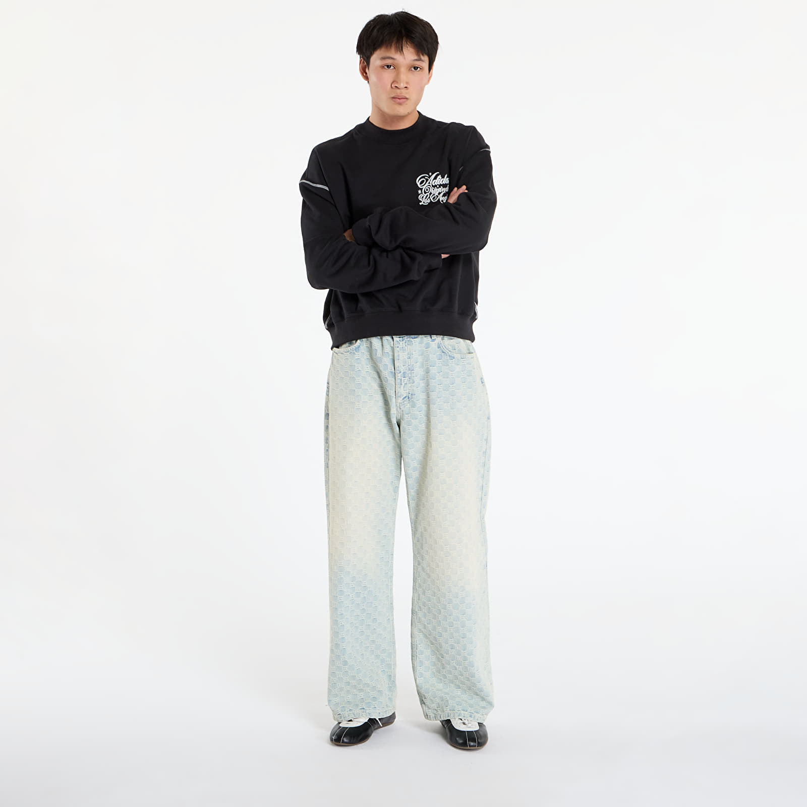Hoodies and sweatshirts adidas Santa Monica Crewneck UNISEX Black
