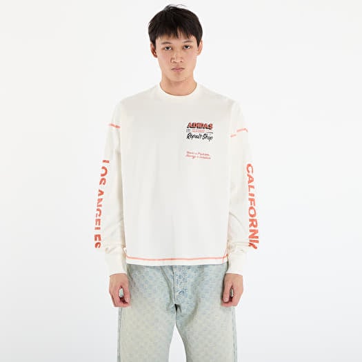 T-skjorte adidas Wilshire LS T-Shirt UNISEX Off White