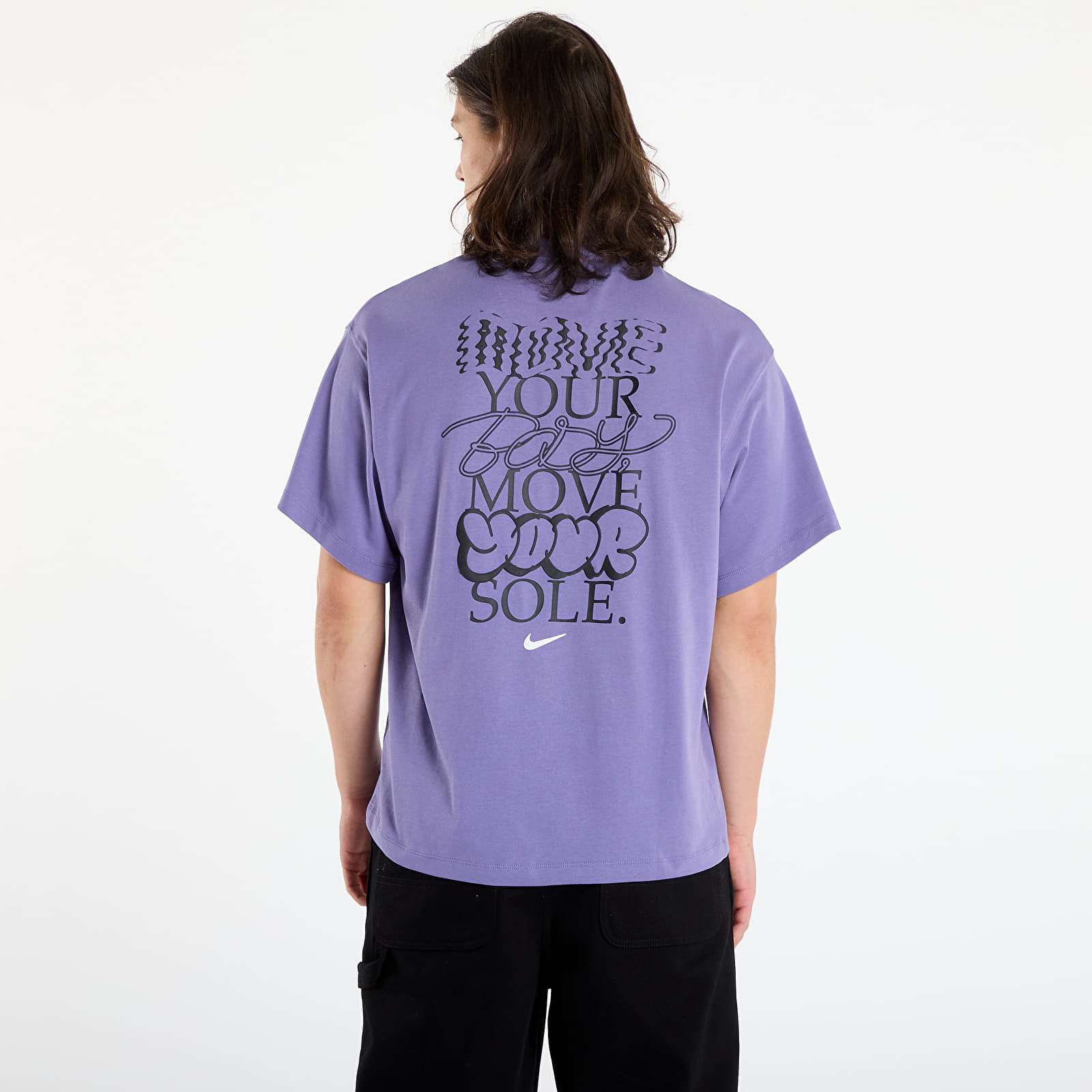 Moške majice Nike Solo Swoosh Men's T-Shirt Dusty Amethyst