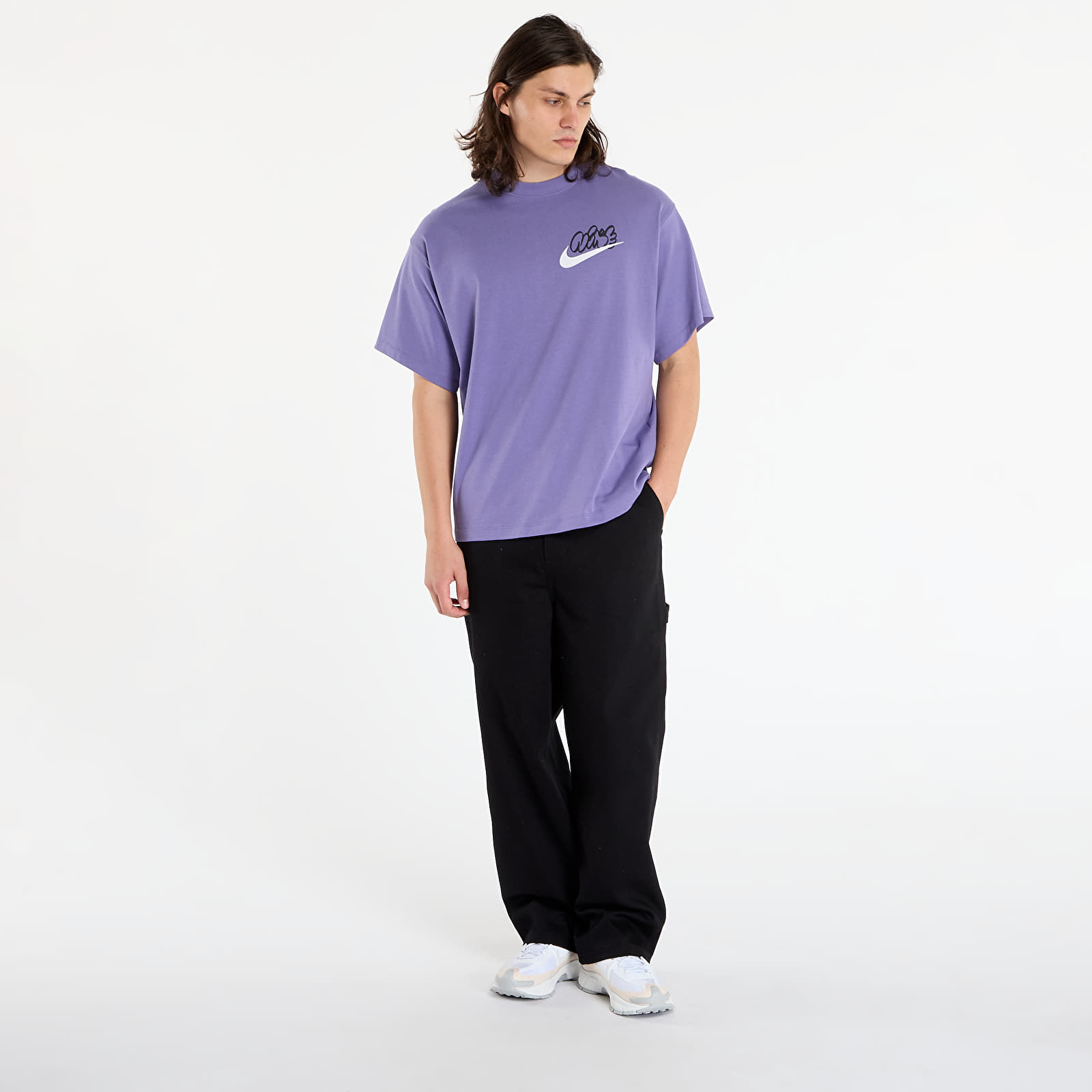 Moške majice Nike Solo Swoosh Men's T-Shirt Dusty Amethyst